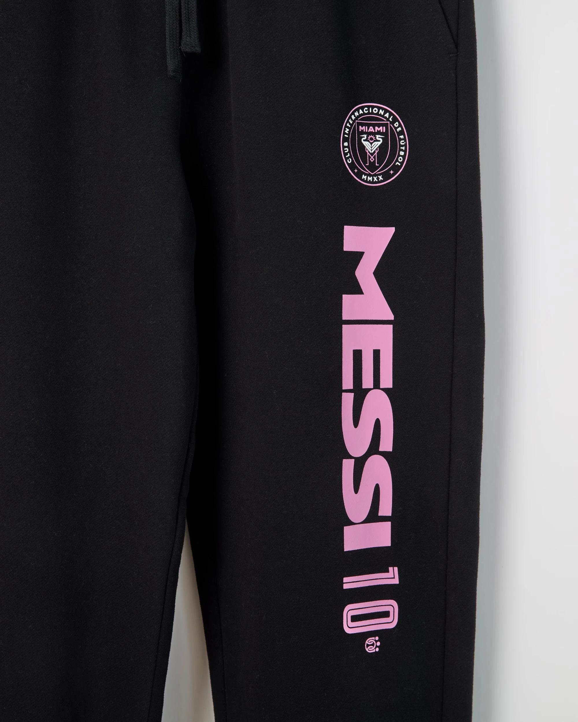 2 Messi Australian Cotton Blend Oversized Trackpants BLACK, 2 of 2