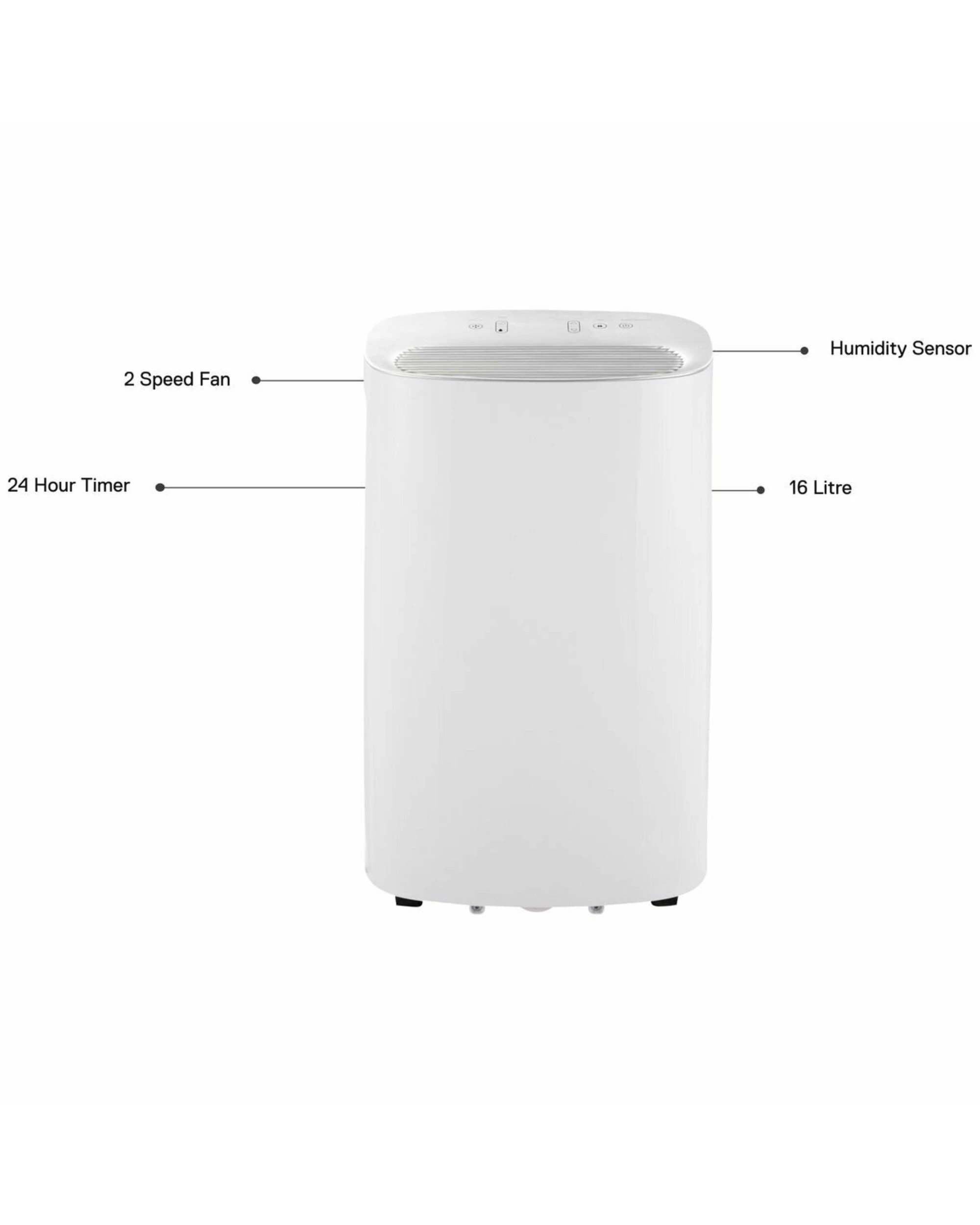 3 Omegaaltise 20L Dehumidifier - WHITE, 3 of 4