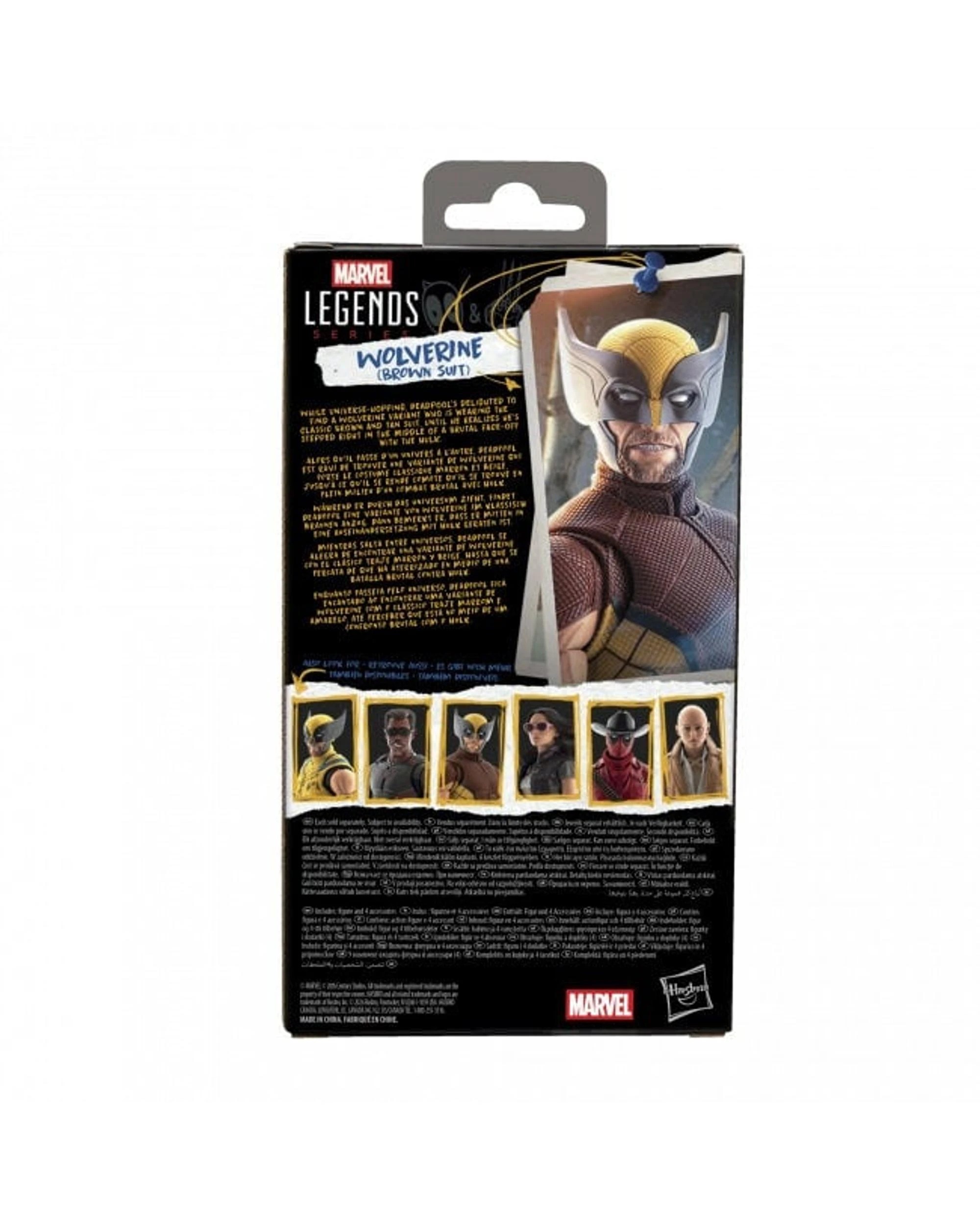 1 Marvel Legends Series Deadpool and Wolverine Wolverine Brown Suit Action Figure, 1 of 1
