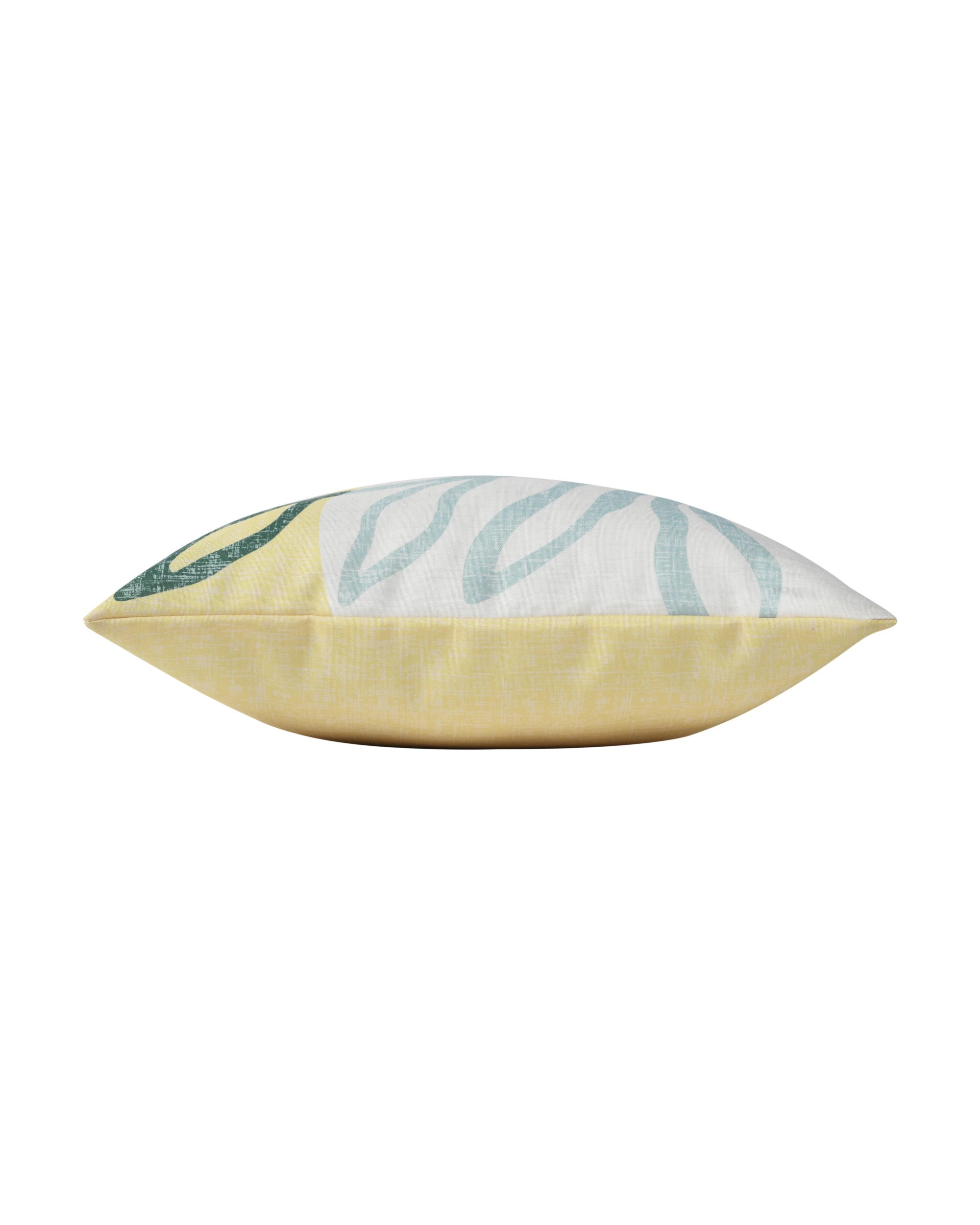 3 Vibes Noosa Printed Outdoor Cushion 50x50cm - Mustard, 3 of 8