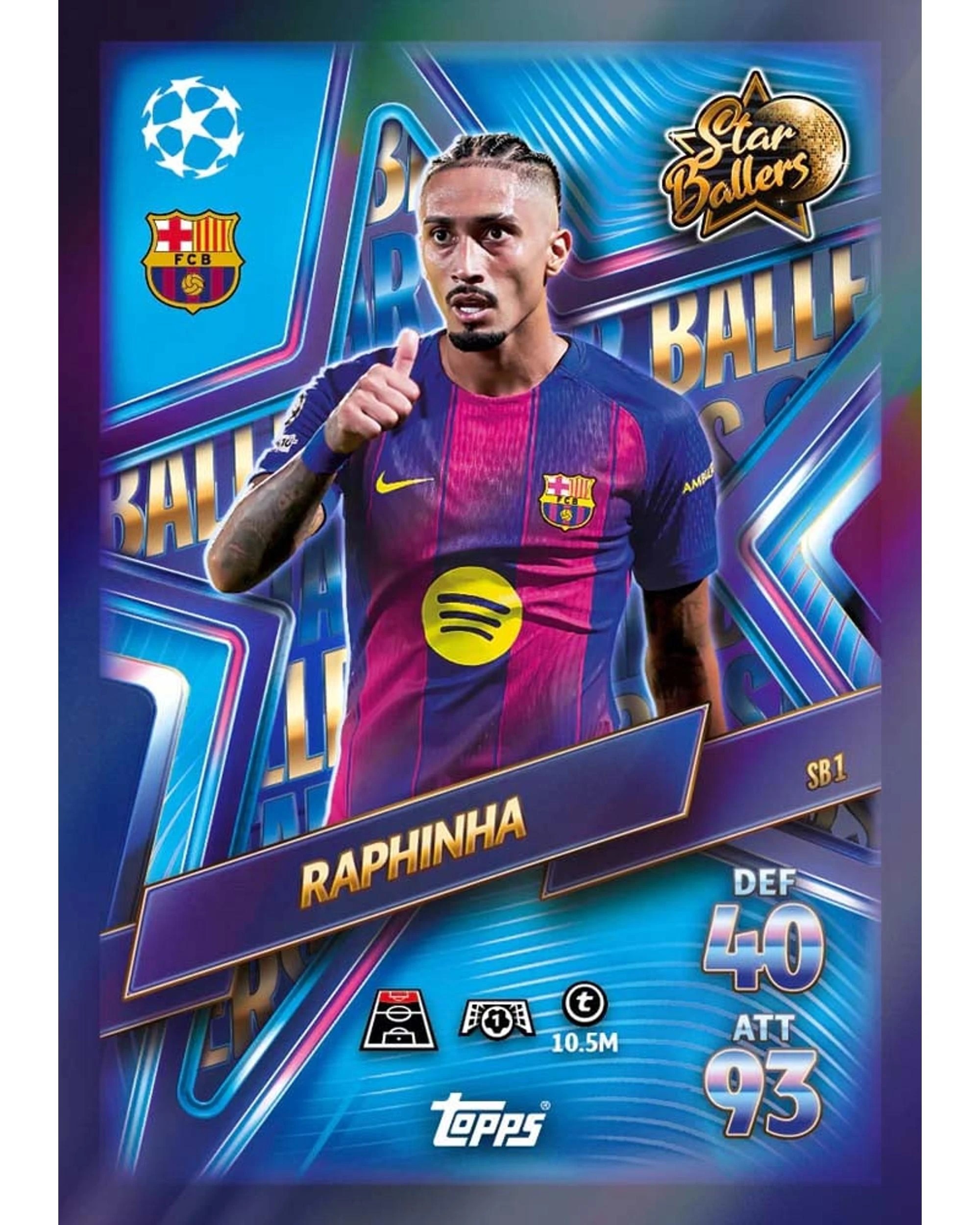 7 Match Attax UCC Champions League 2025/2026 Edition Star Ballers Eco Pack, 7 of 8