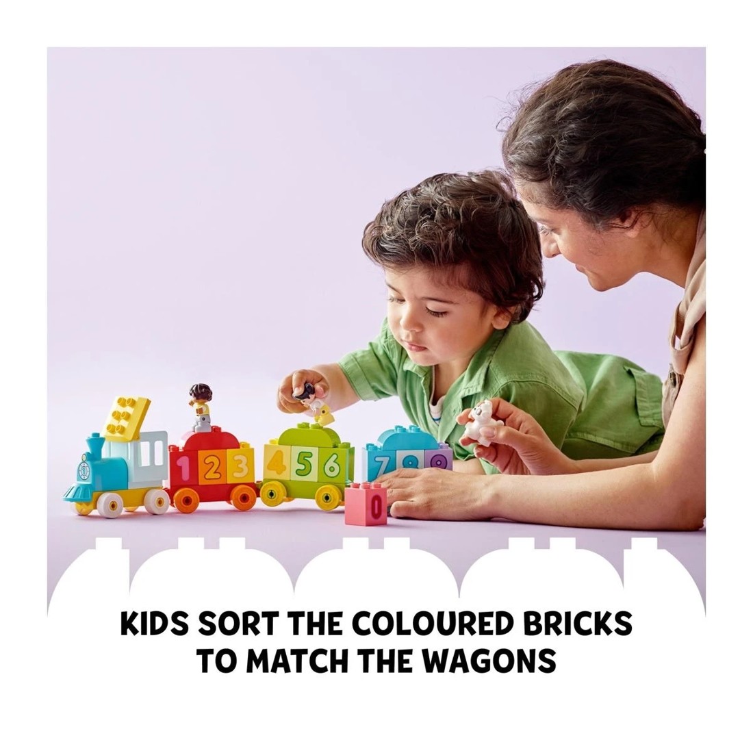 4 LEGO DUPLO Creative Play Number Train Learn To Count 10954, 4 of 11