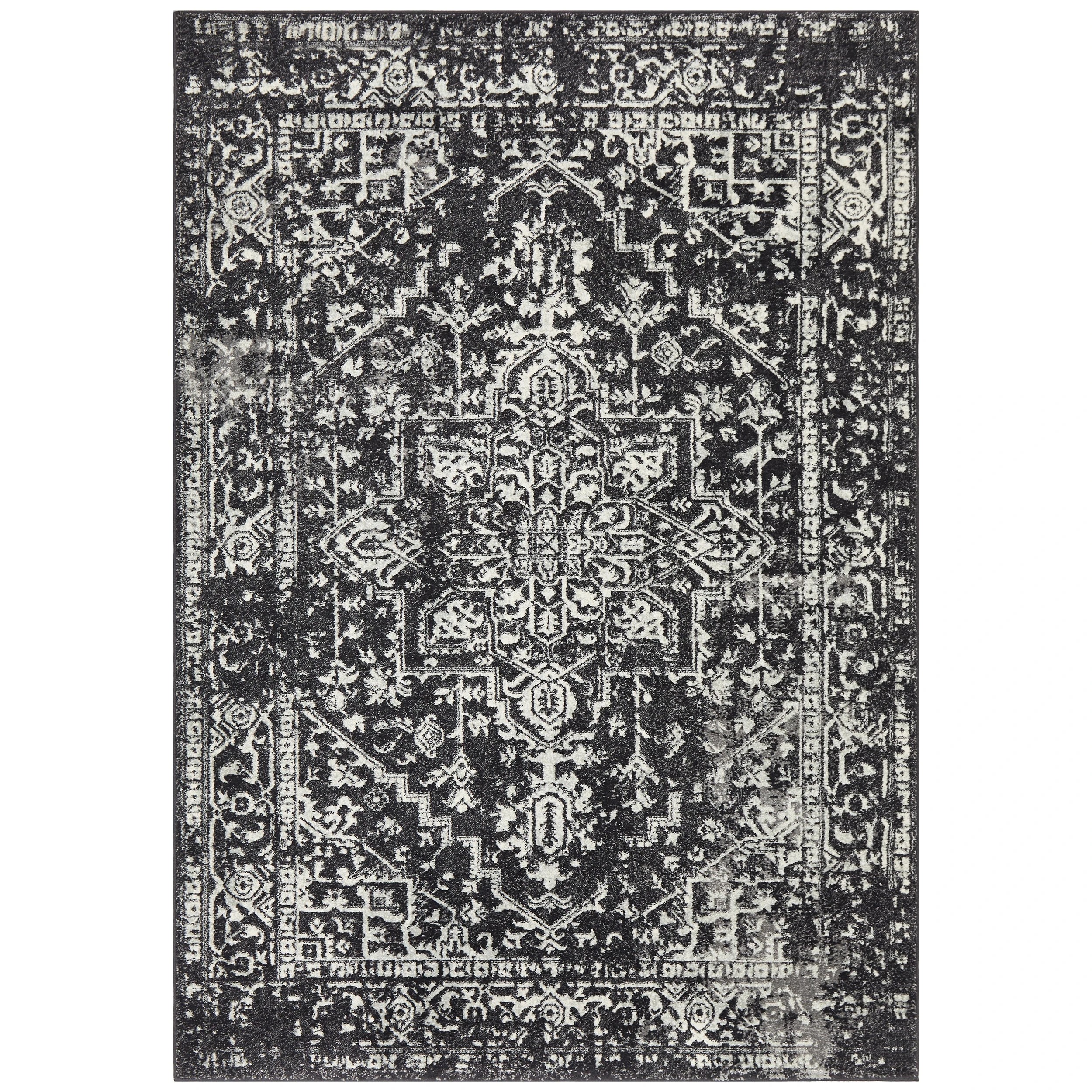 1 Common Ground Rugs Encore 253 400x300cm - Extra Extra Large Floor Rug - Charcoal, 1 of 9