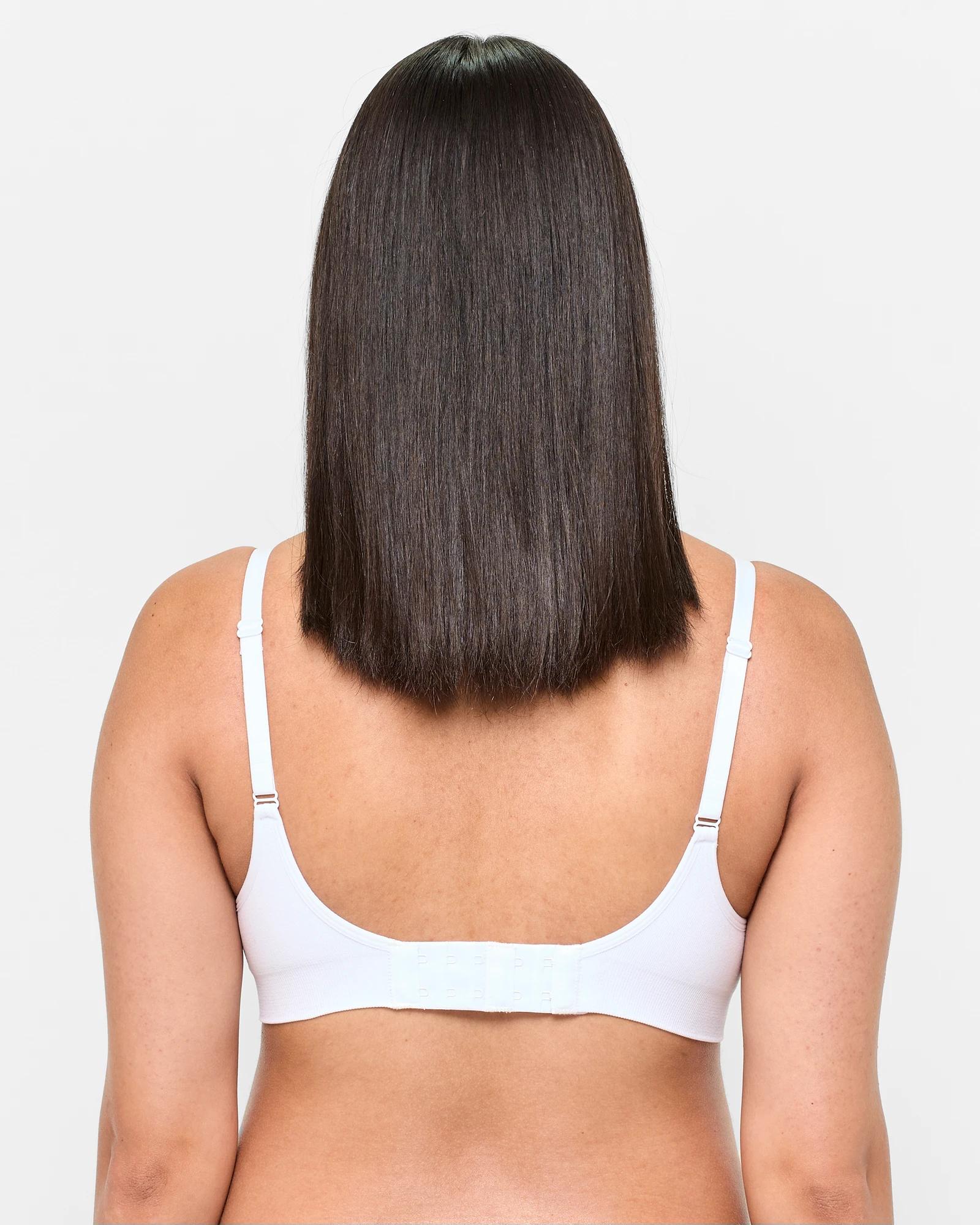 3 Target Maternity Seamfree Wirefree Bra WHITE, 3 of 4