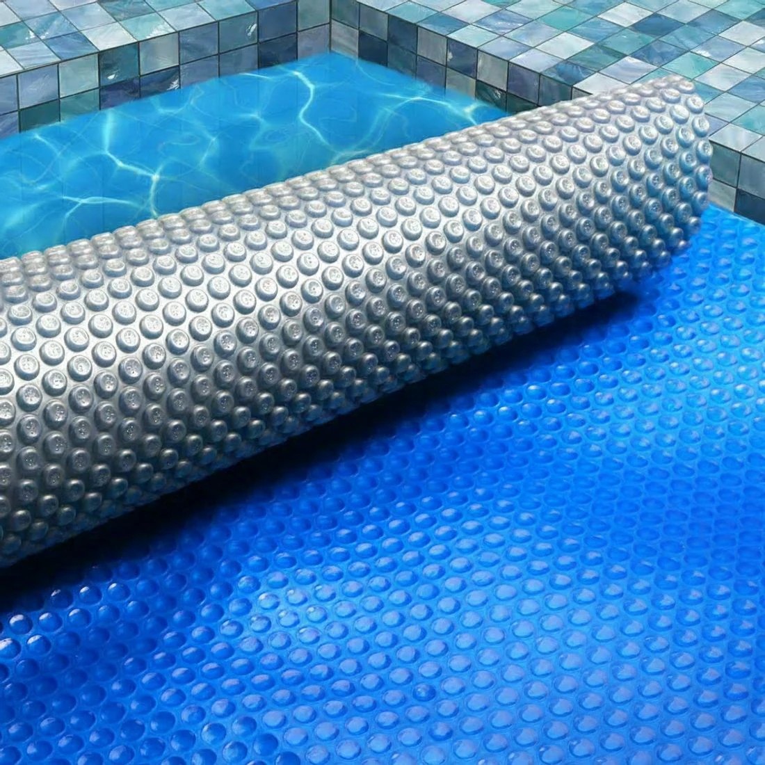 7 Aquabuddy Pool Cover 11x6.2m 400 Micron Swimming Pool Solar Blanket - Multi, 7 of 7