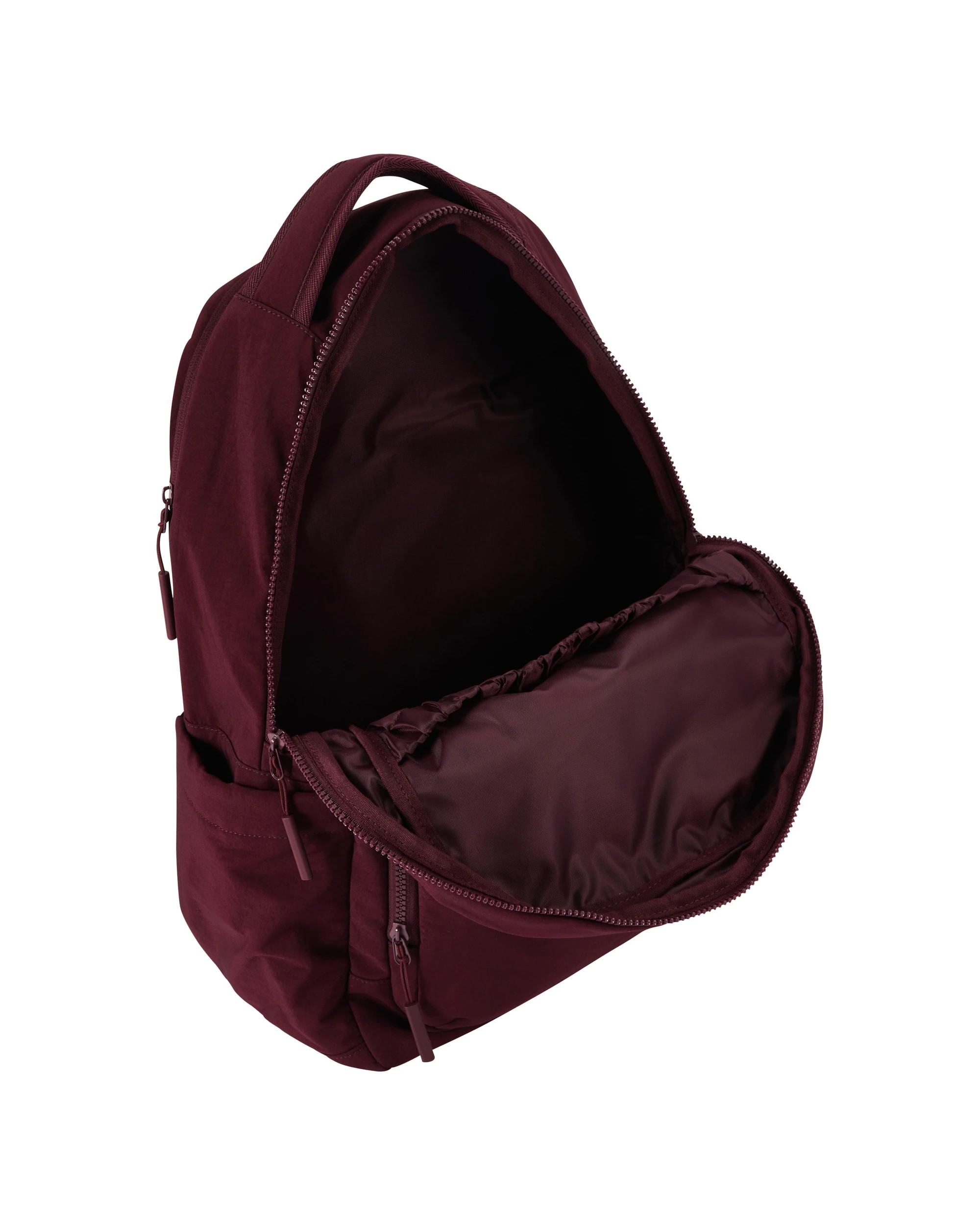 4 Nylon Backpack - Burgundy, 4 of 5