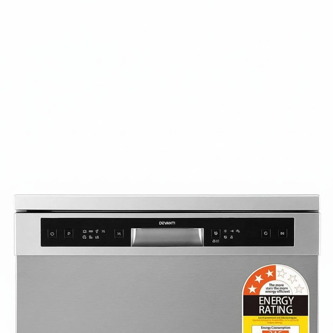 4 Devanti 60cm 14 Place Settings Freestanding Dishwasher - Silver, 4 of 4