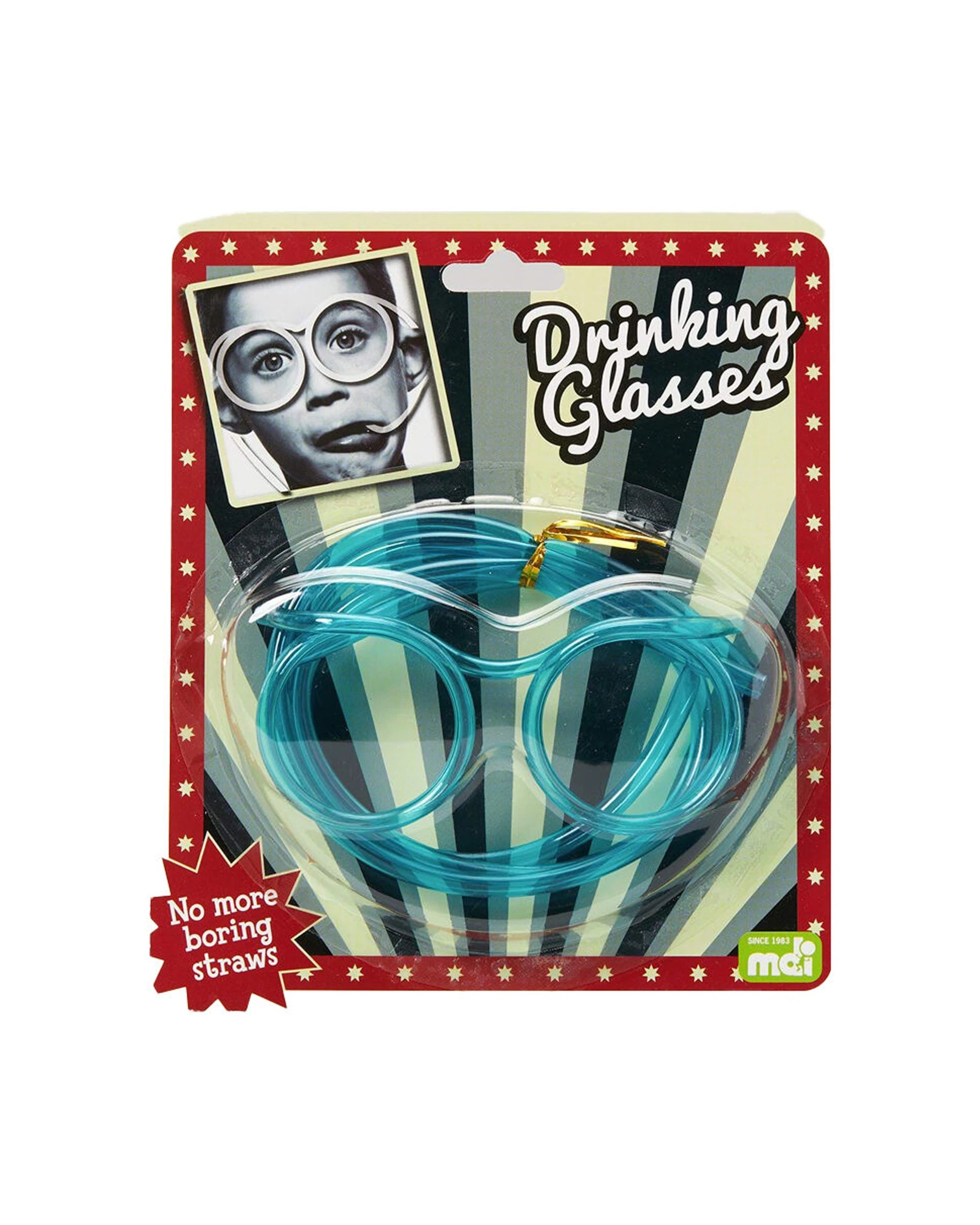 1 MDI Drinking Glasses Novelty Straw Party Head Accessory - Assorted, 1 of 5