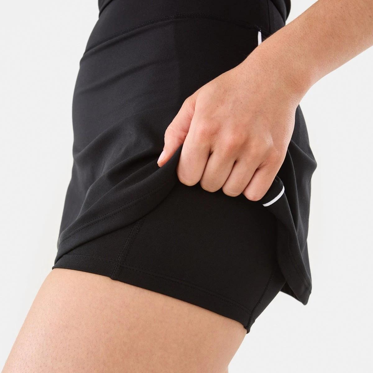 6 Active Womens Core Summer Skort BLACK, 6 of 7