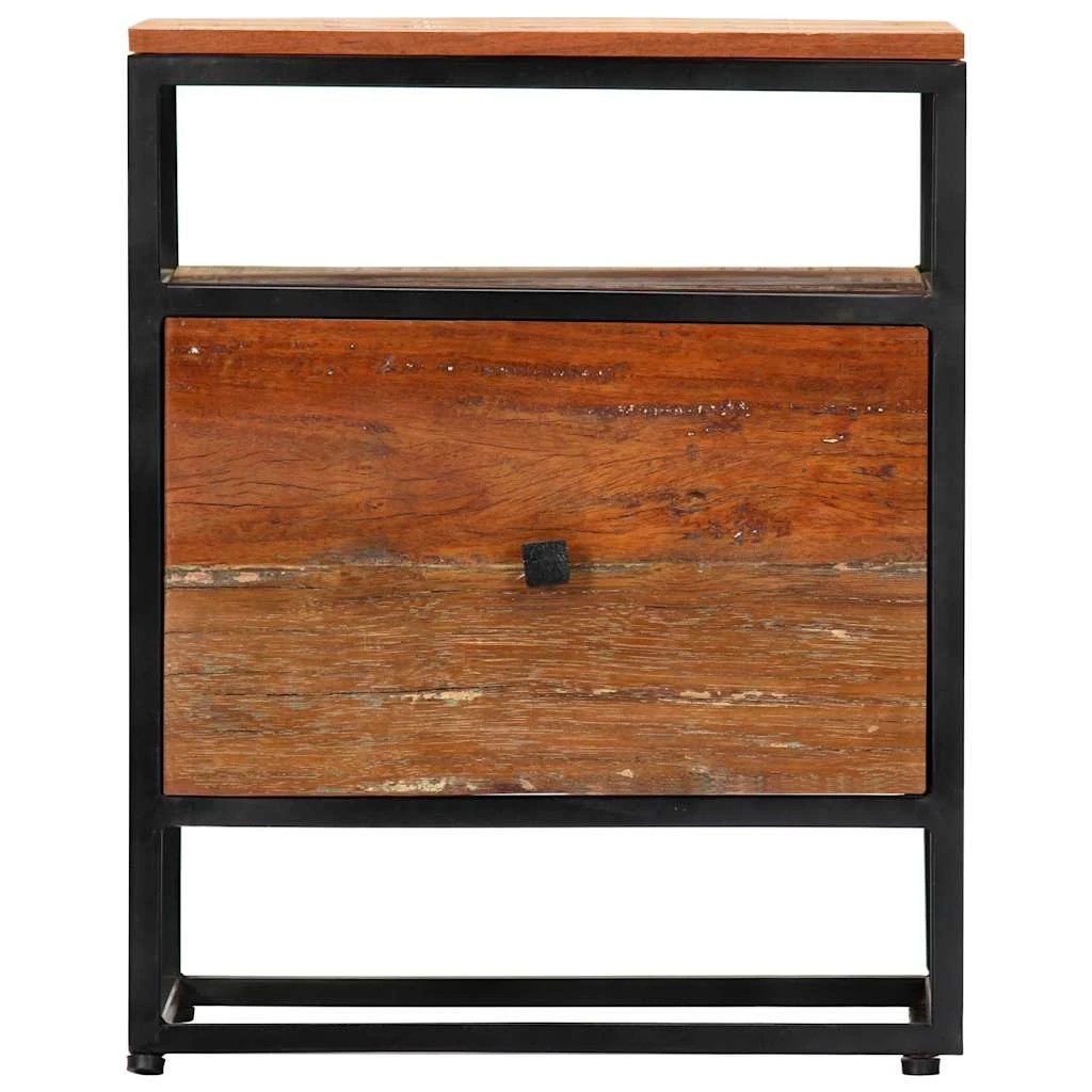 4 vidaXL Bedside cabinet Ample Storage - Brown, 4 of 9