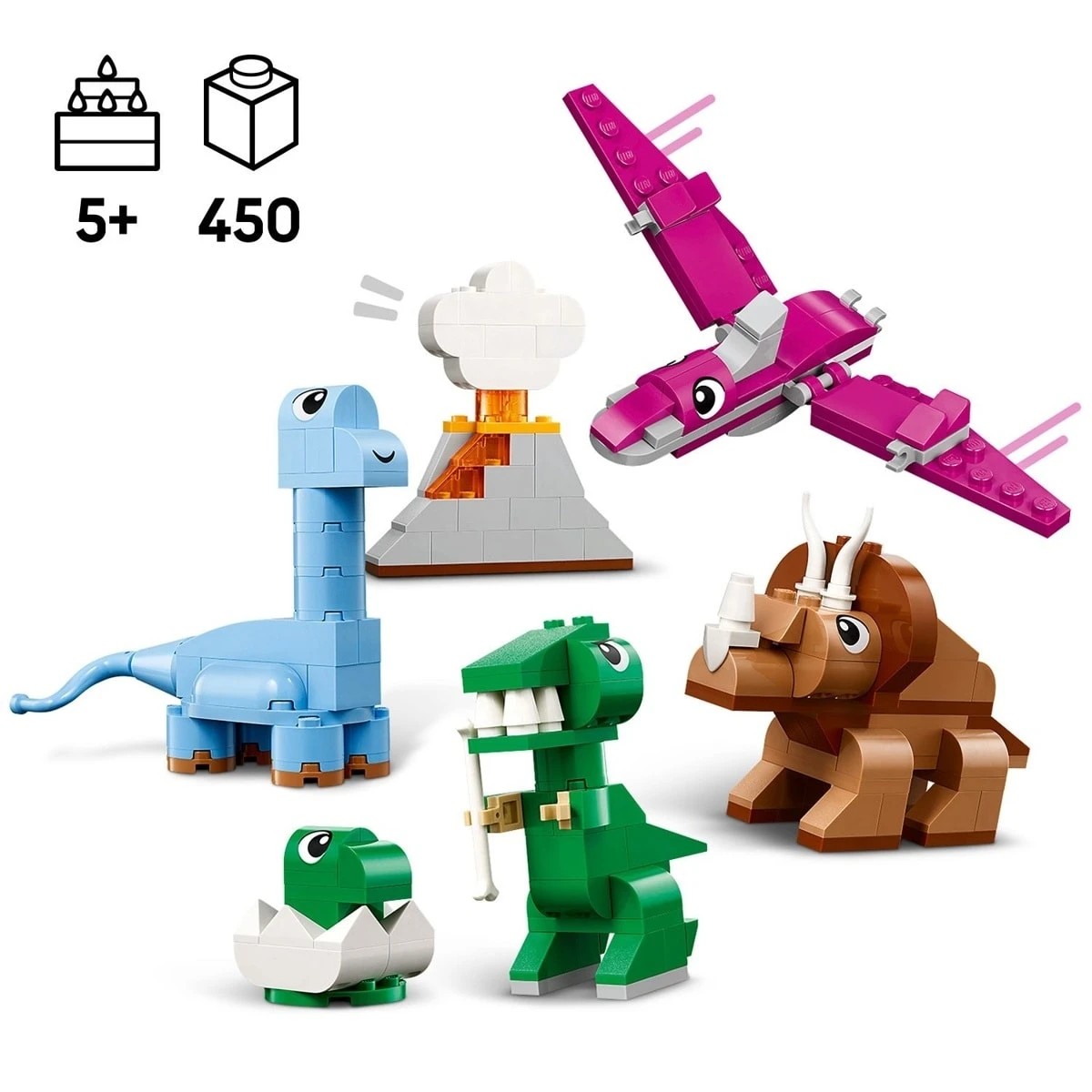 4 LEGO Classic Creative Dinosaurs 11041, 4 of 10