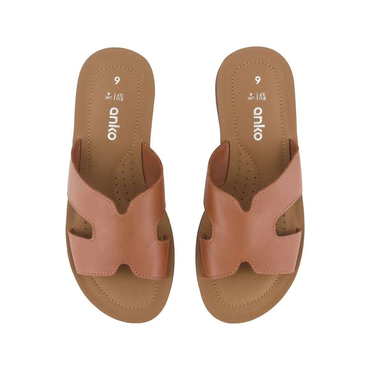 3 One Band Comfort Footbed Slides Cashew, 3 of 3