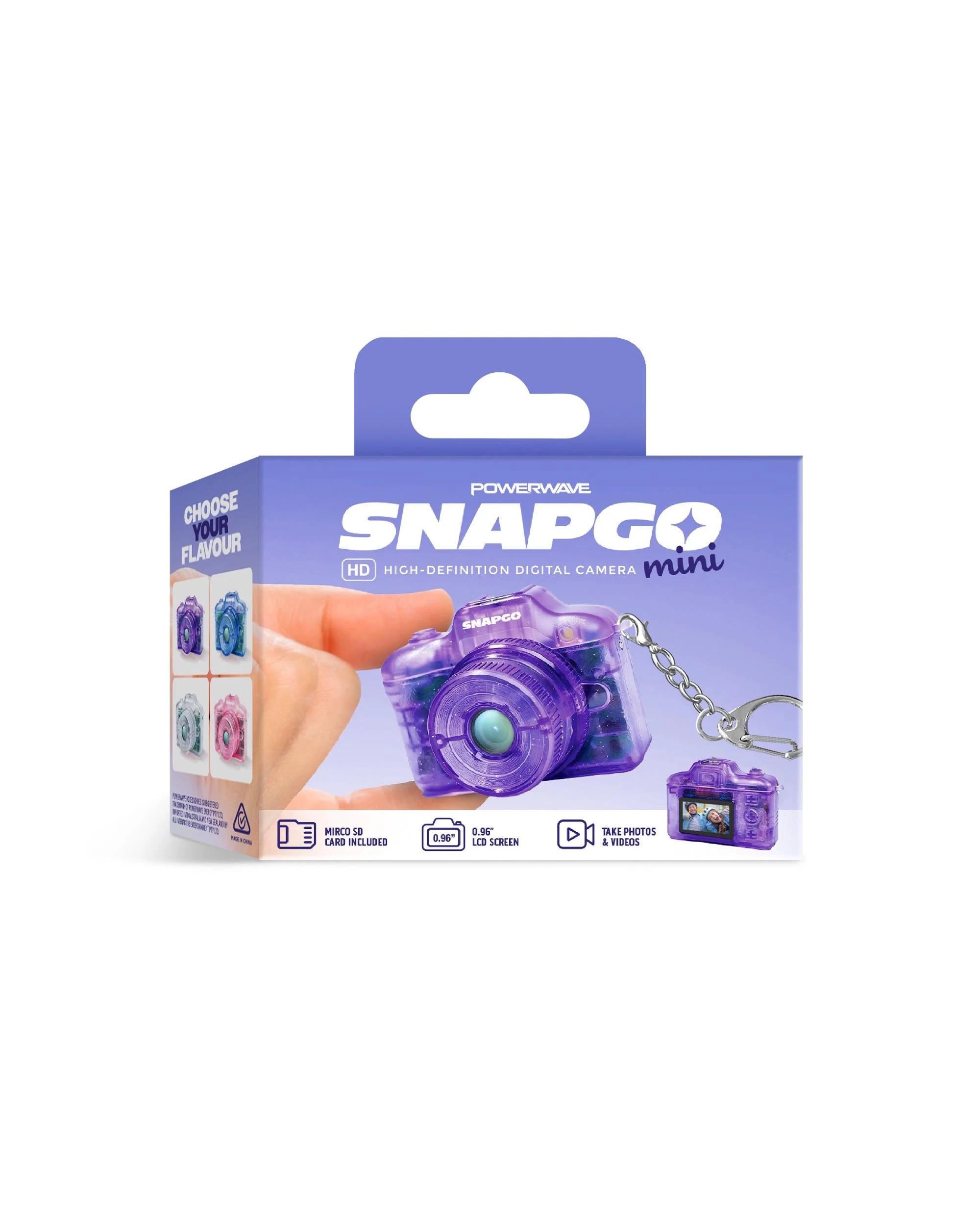 1 Powerwave SnapGo Mini Camera - Royale Purple, 1 of 10