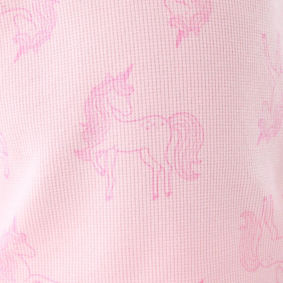 5 Waffle Pyjama Set Pnk Unicon, 5 of 7