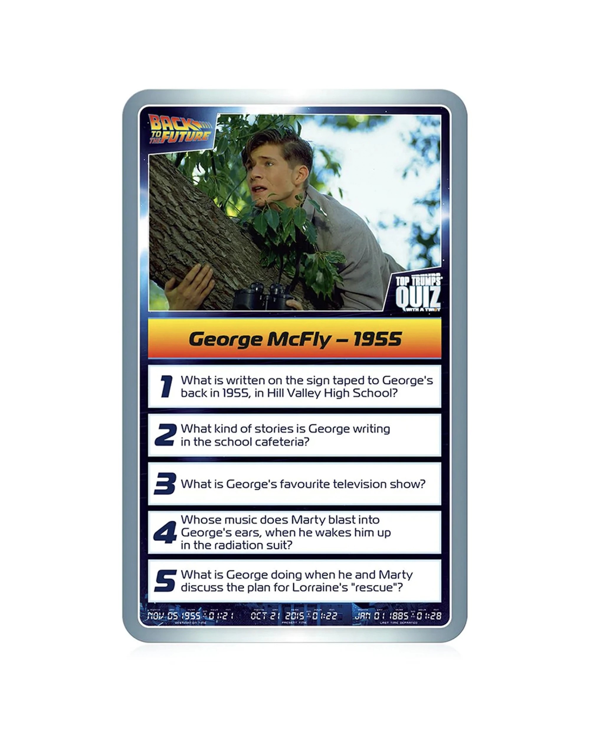 5 Top Trumps Quiz Back To The Future Playing Card Game - Multi, 5 of 6
