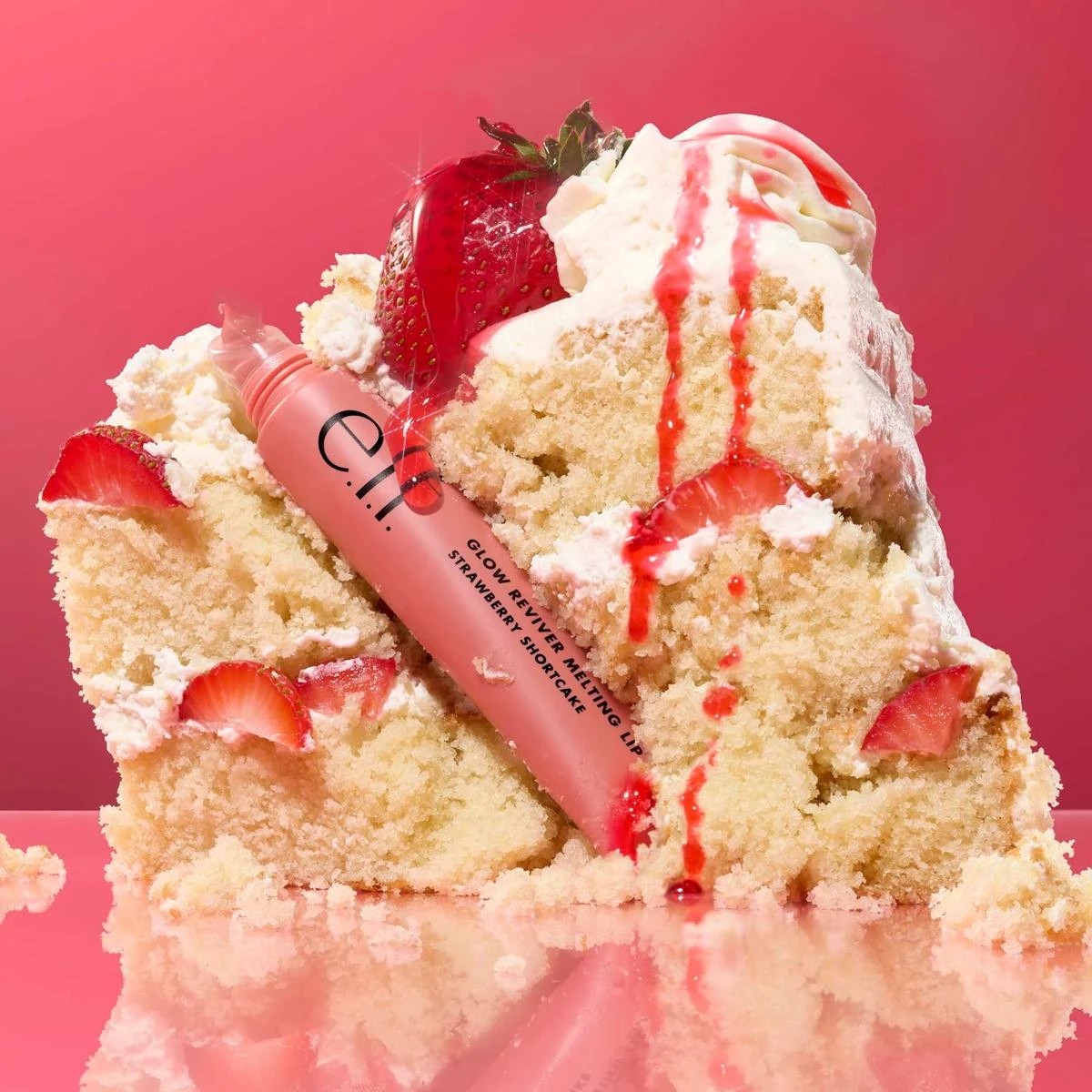 4 e.l.f. Glow Reviver Melting Lip Balm - Strawberry Shortcake, 4 of 4