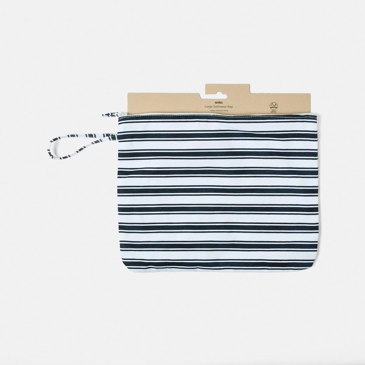 4 Large Bikini Bag NAVY STRIPE NAVY BLAZER, 4 of 4