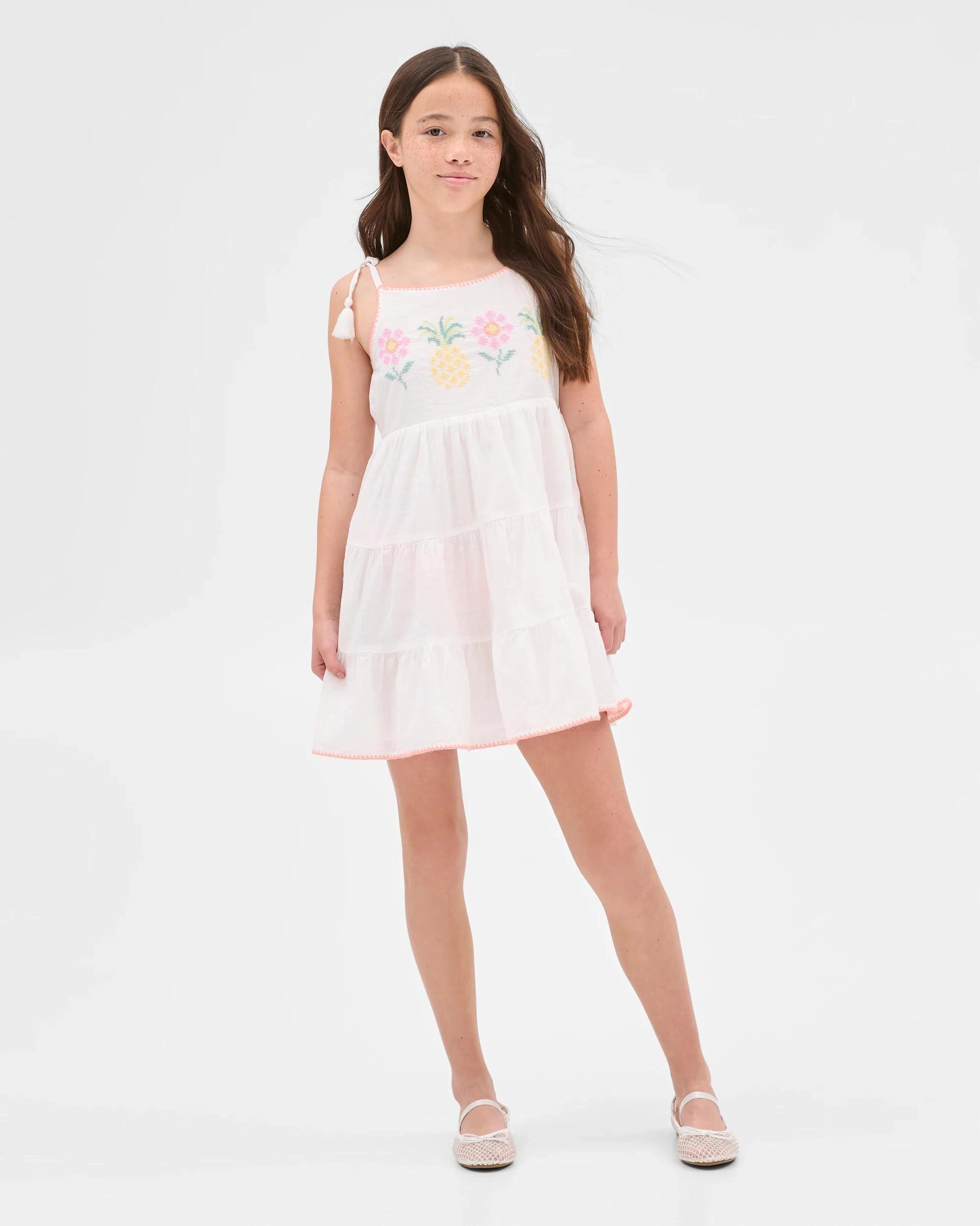 1 Target Woven Tiered Trextured Dress COULD DANCER, 1 of 5