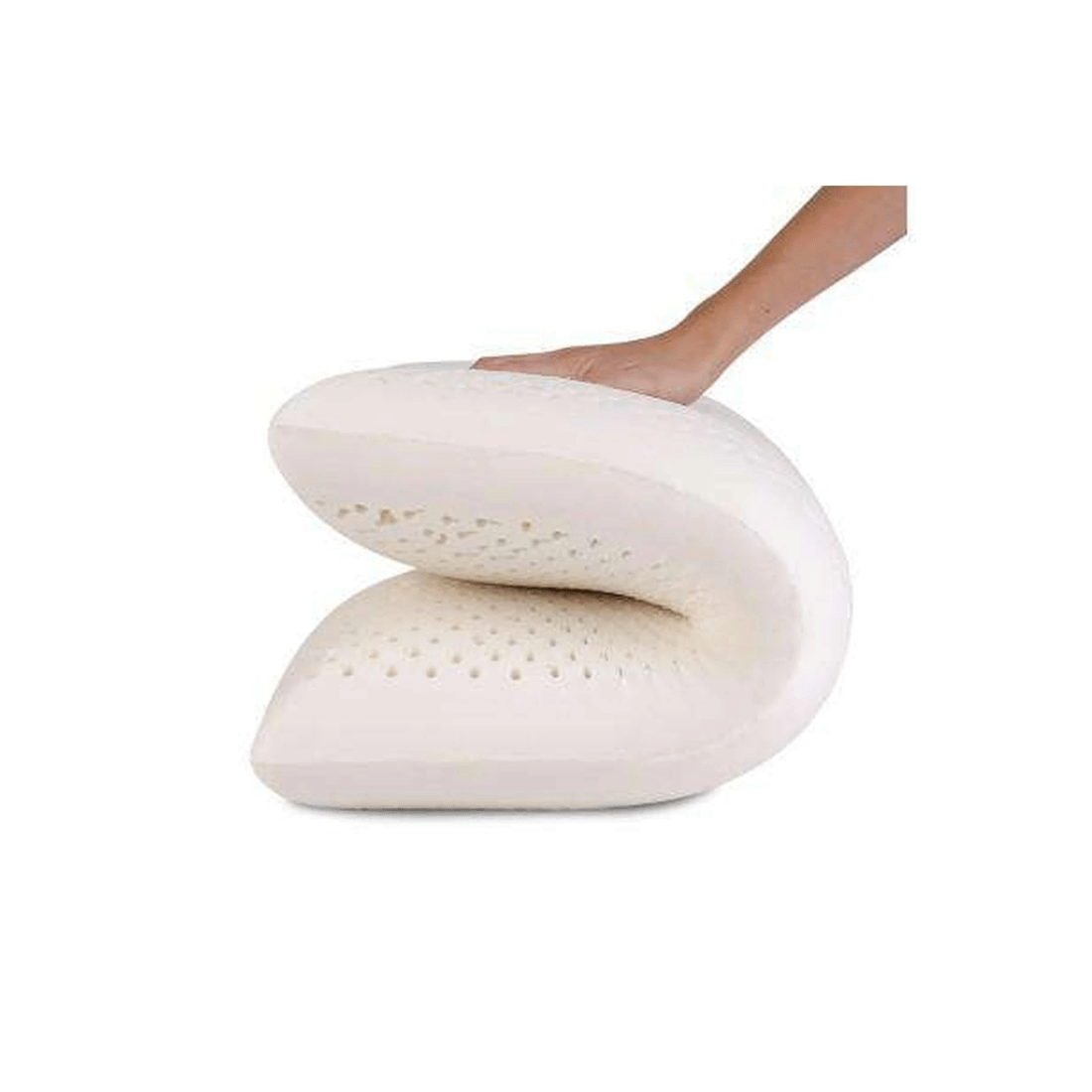 6 Giselle Bedding Natural Latex Pillow Classic Twin Pack - White, 6 of 7
