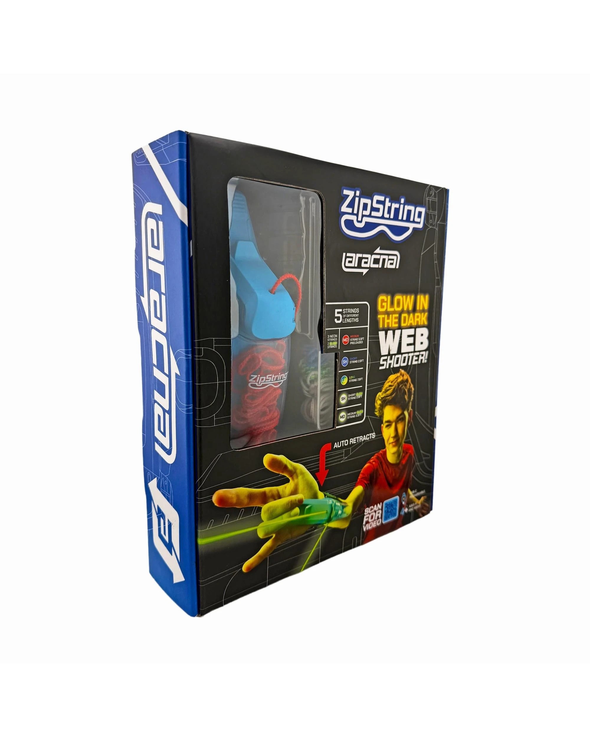 1 ZipString Aracna Glow-in-the-Dark Webshooter Edition, 1 of 7