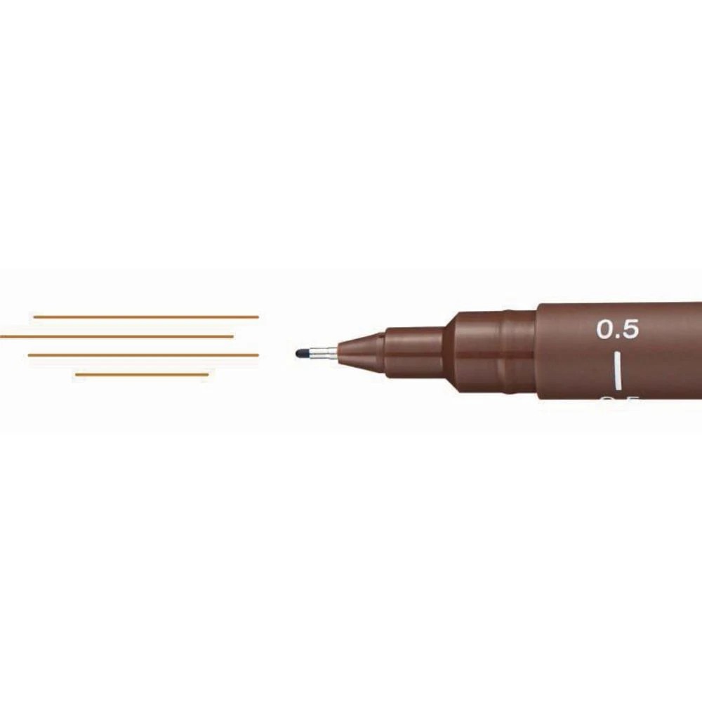 2 Uni Pin Fineliner 0.5 mm Sepia, 2 of 2