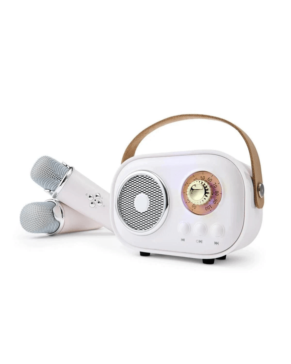 Retro Karaoke Set with Two Microphones