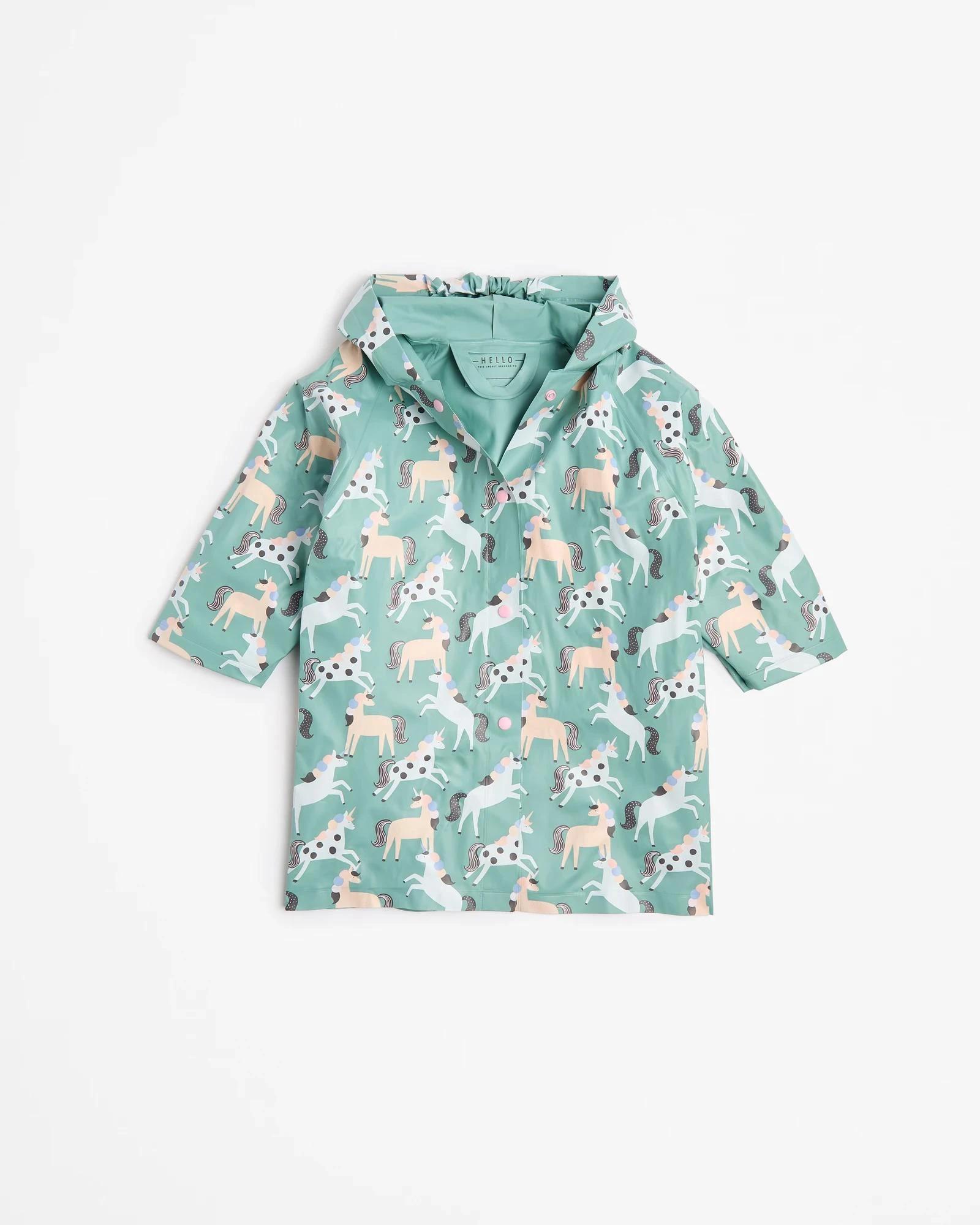 1 Target Kids Print Raincoat UNICORNS, 1 of 3