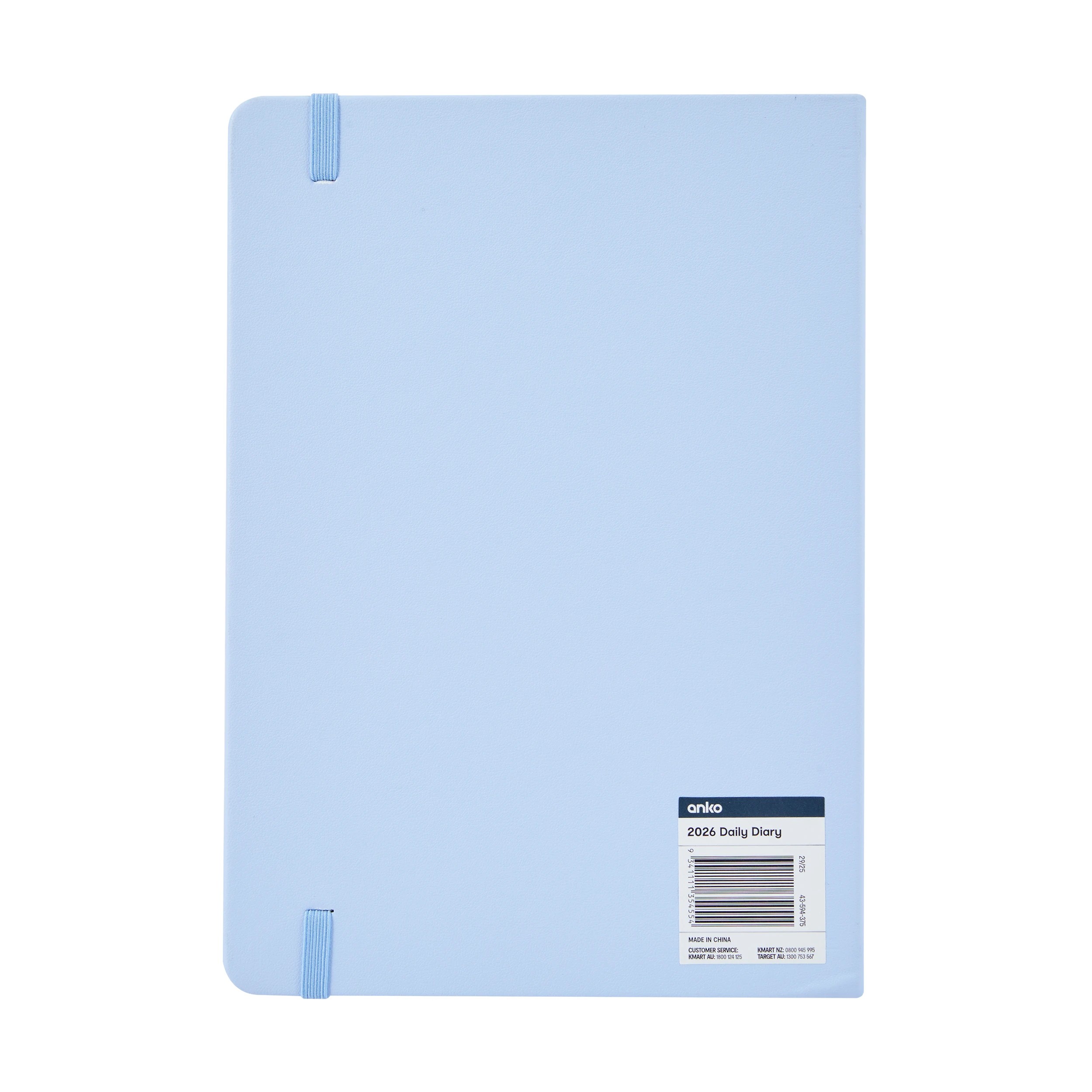 8 2026 Weekly Diary - Blue, 8 of 8