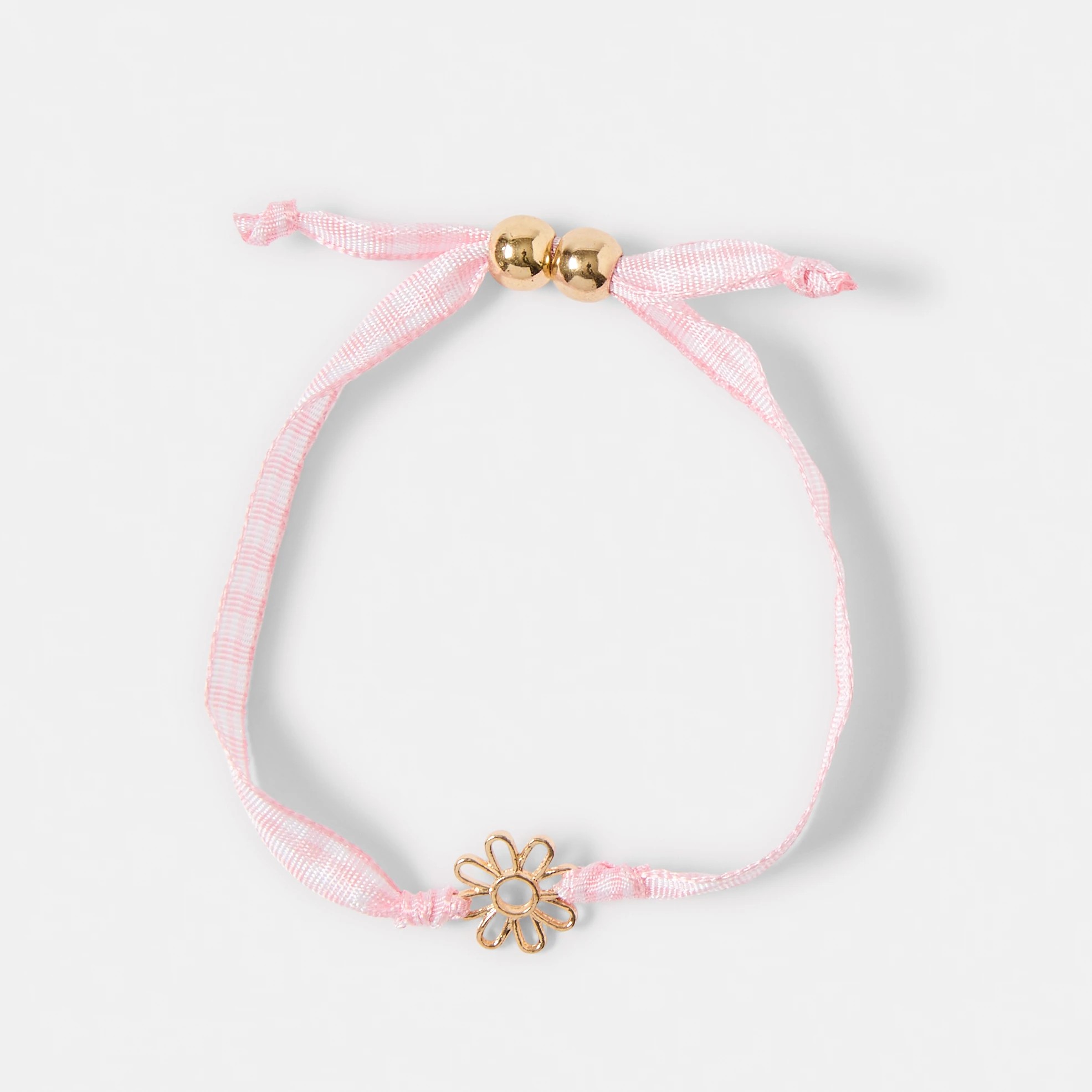 2 4 Pack Flower Bracelets - Gold Tone, Pink, Red and White, 2 of 6