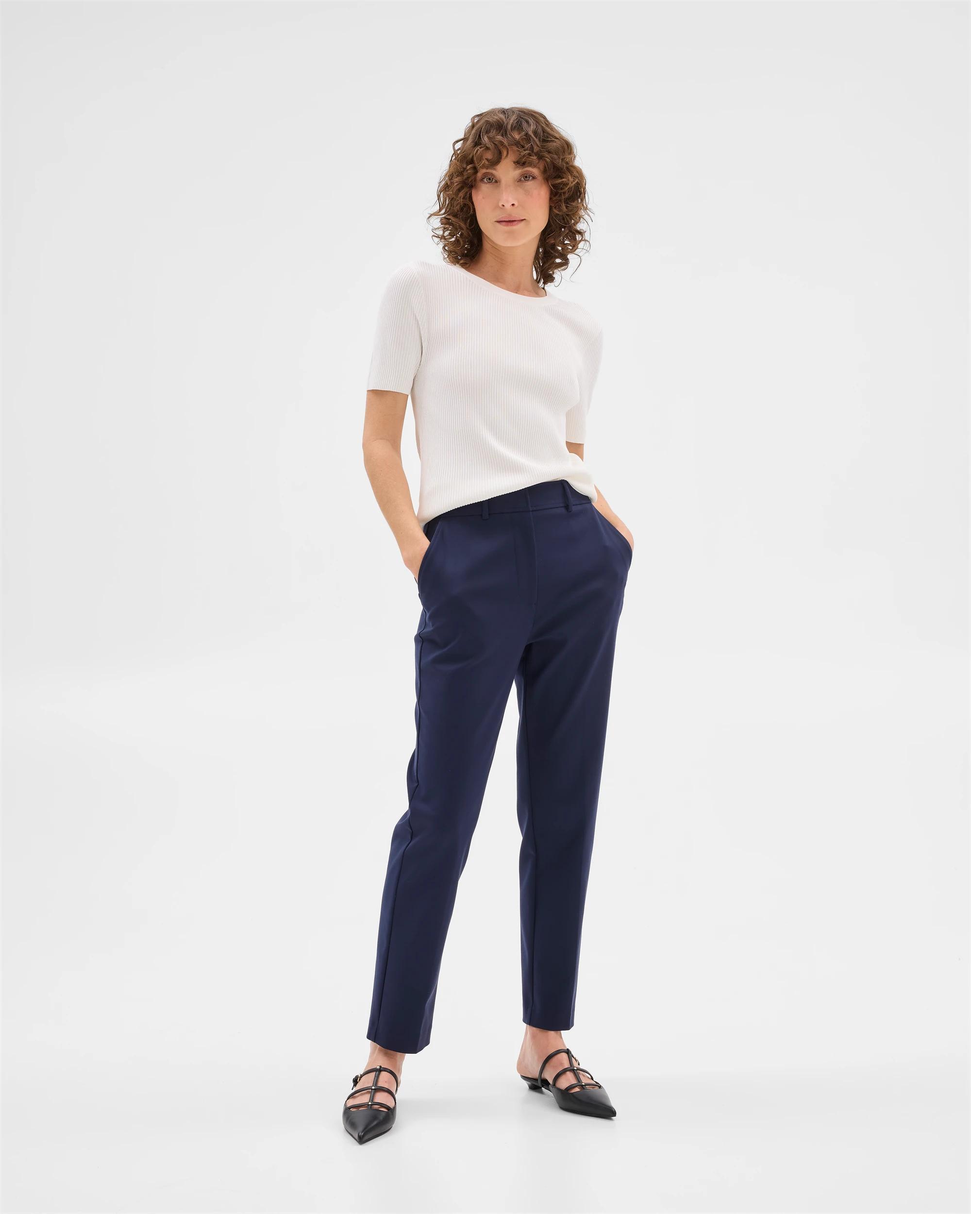 1 Tailored Slim Leg Pants - Preview NAVY BLUE, 1 of 5