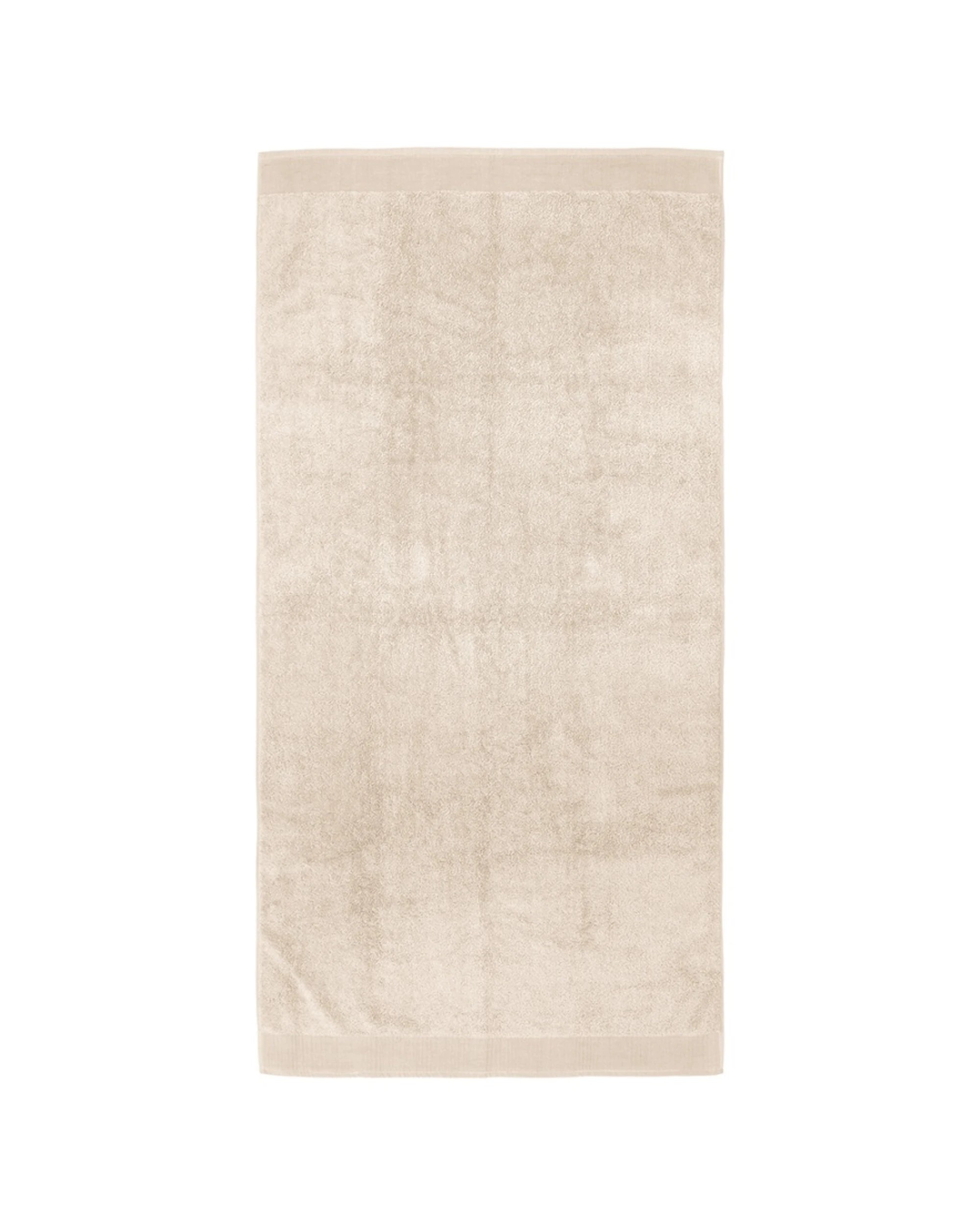 5 Bambury Elvire 600gsm Soft Absorbent Cotton Bath Sheet 2PK 80x160cm - Beige, 5 of 5