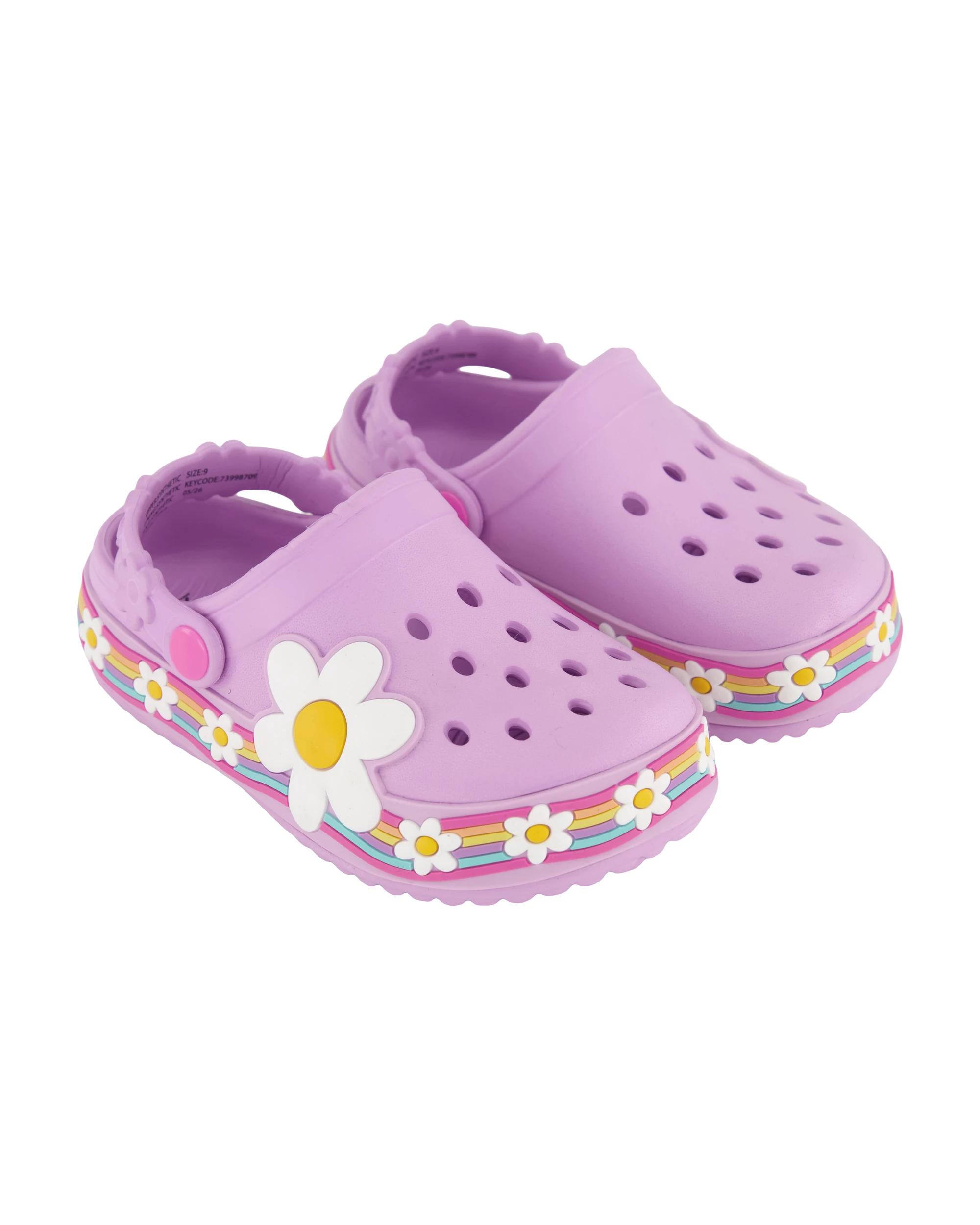 2 Junior Slip-On Clogs Flowers, 2 of 3