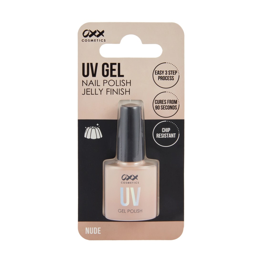 1 OXX Cosmetics UV Gel Nail Polish - Nude, 1 of 4