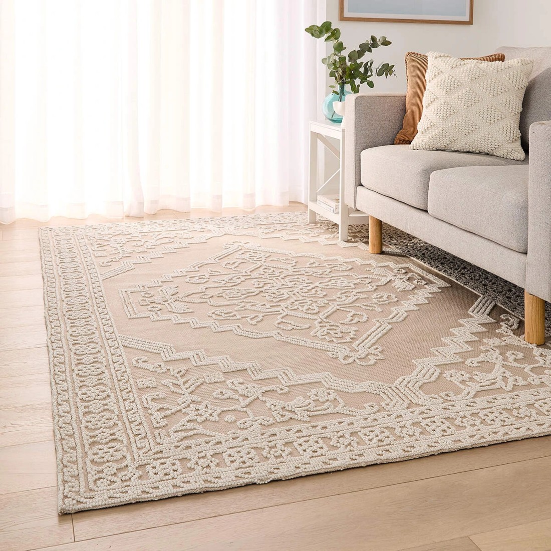 1 Lily Rug - Beige, Large - 235cm x 160cm, 1 of 6