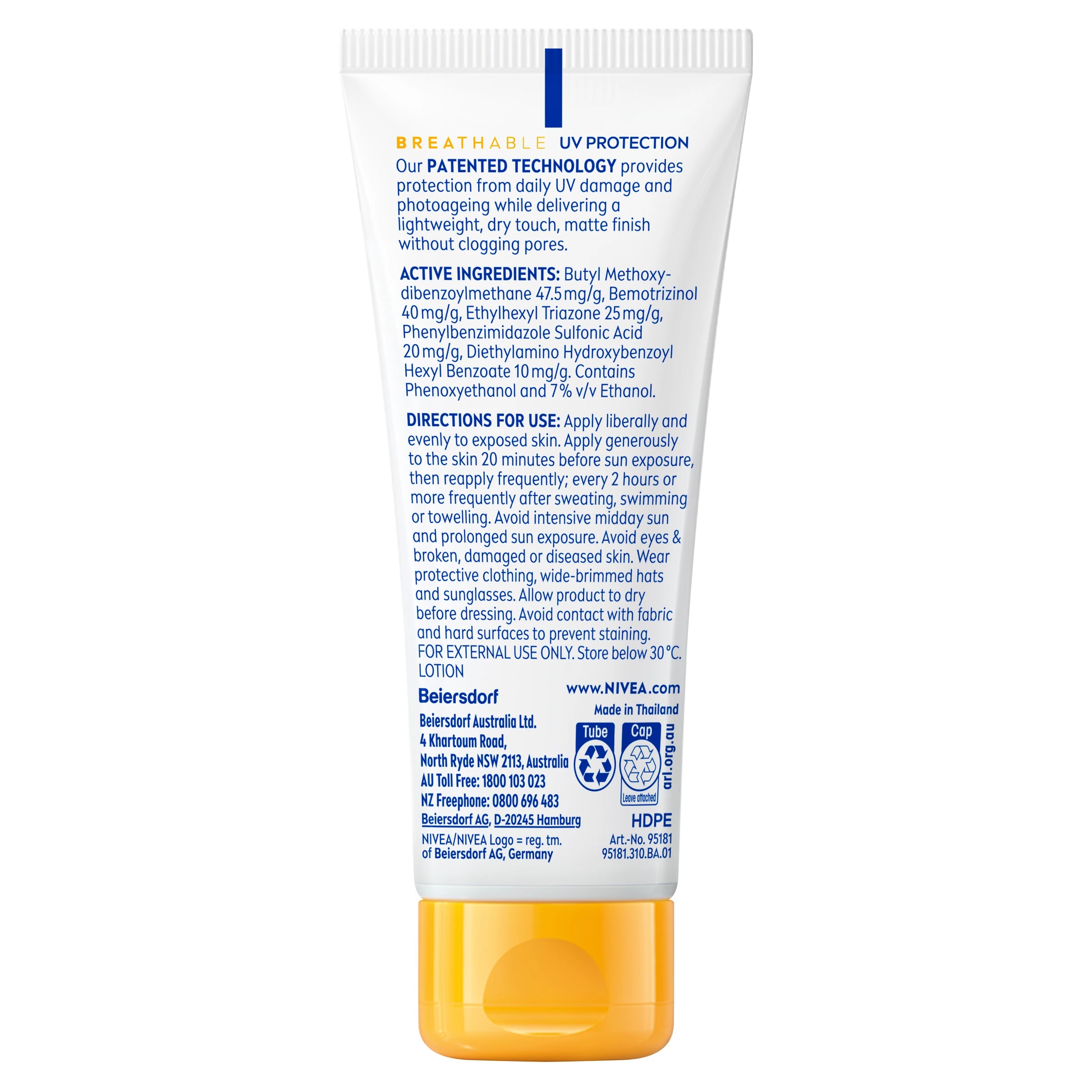 10 NIVEA Sun Breathable UV Face Shine Control SPF 50+ 40ml, 10 of 10
