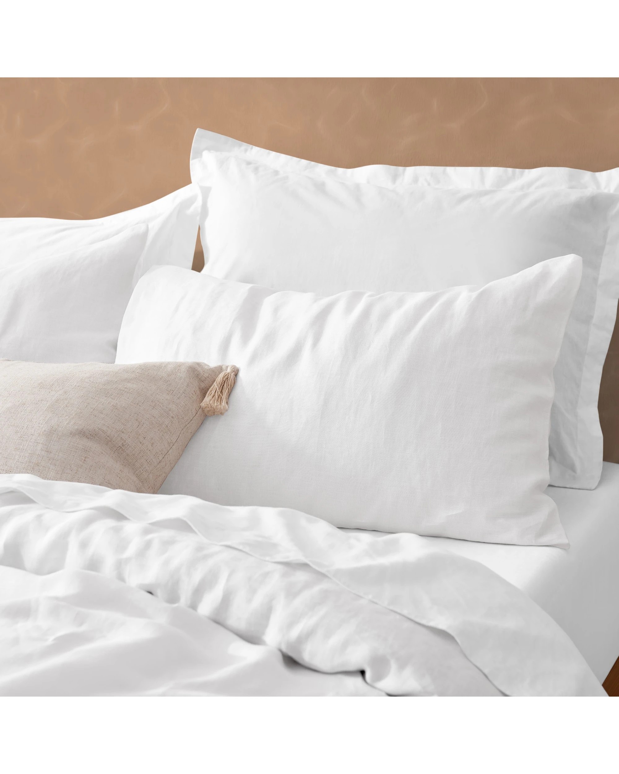 2 Natural Home Vintage Washed 100% Hemp Quilt Cover Set - King Bed - White, 2 of 7