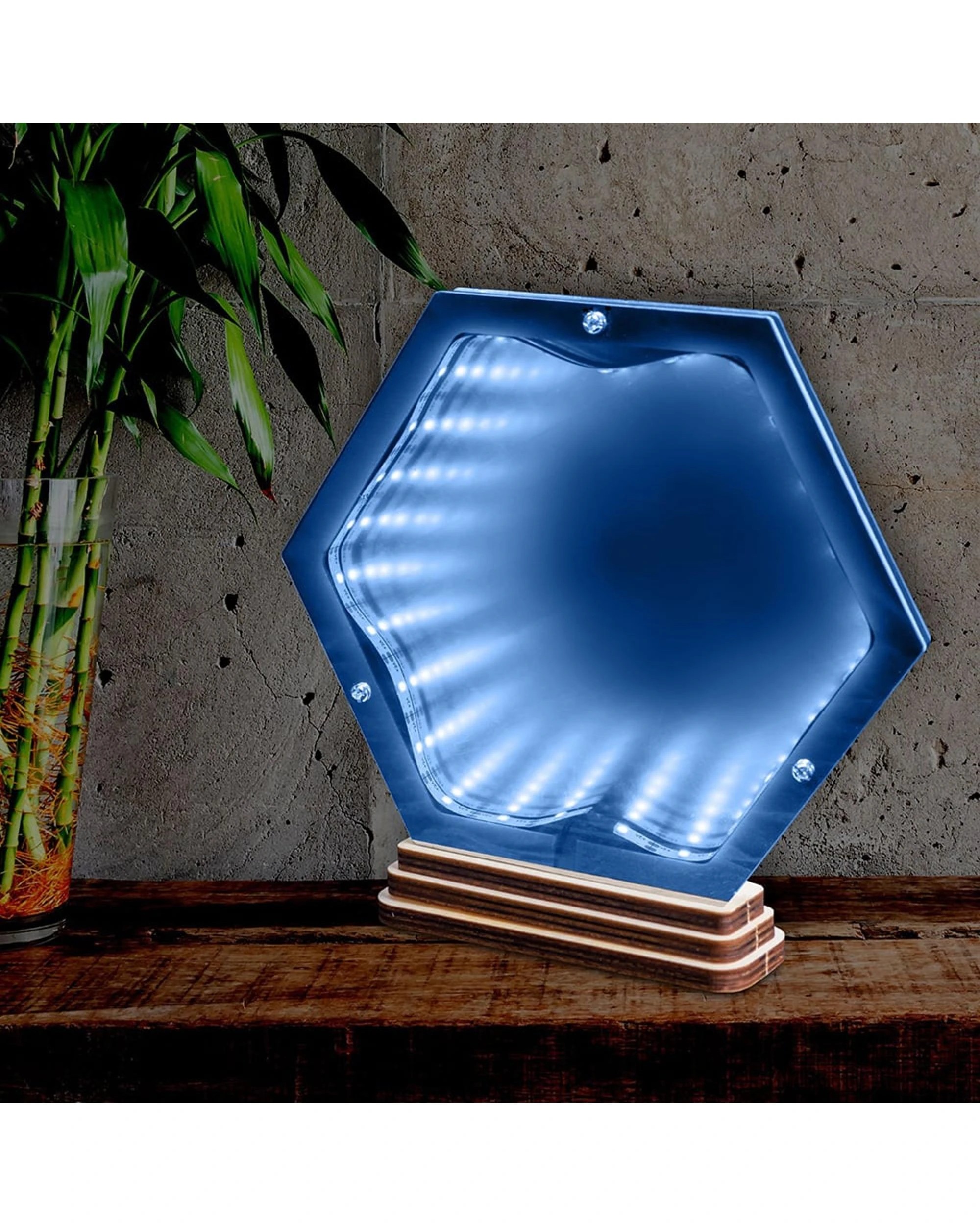 5 Heebie Jeebies Creator Infinity Mirror Optical Illusion of Light Depth DIY Kit, 5 of 5