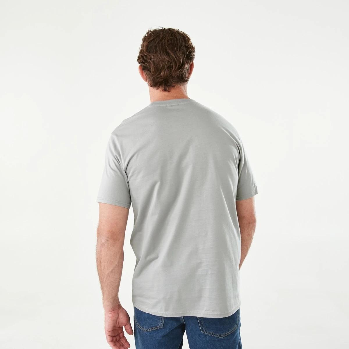 3 Australian Cotton Crew Neck T-shirt Alloy, 3 of 5