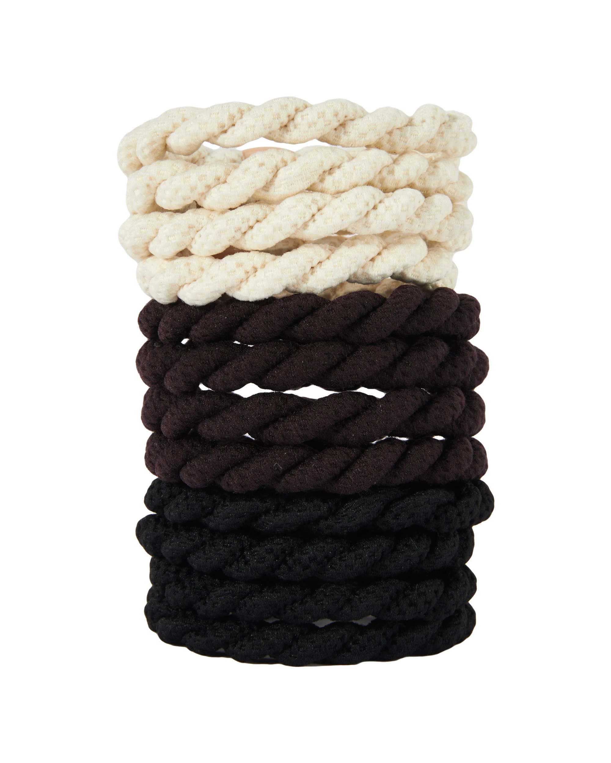 3 OXX Haircare 12 Pack Ribbed Elastic, 3 of 4