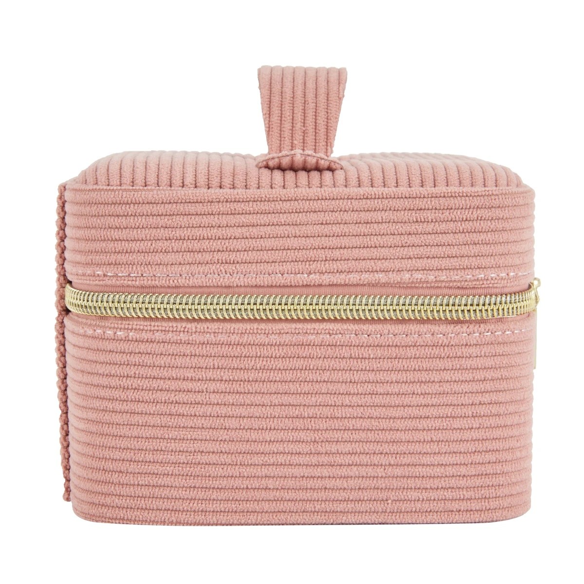 3 Pink Corduroy Square Jewellery Box, 3 of 9