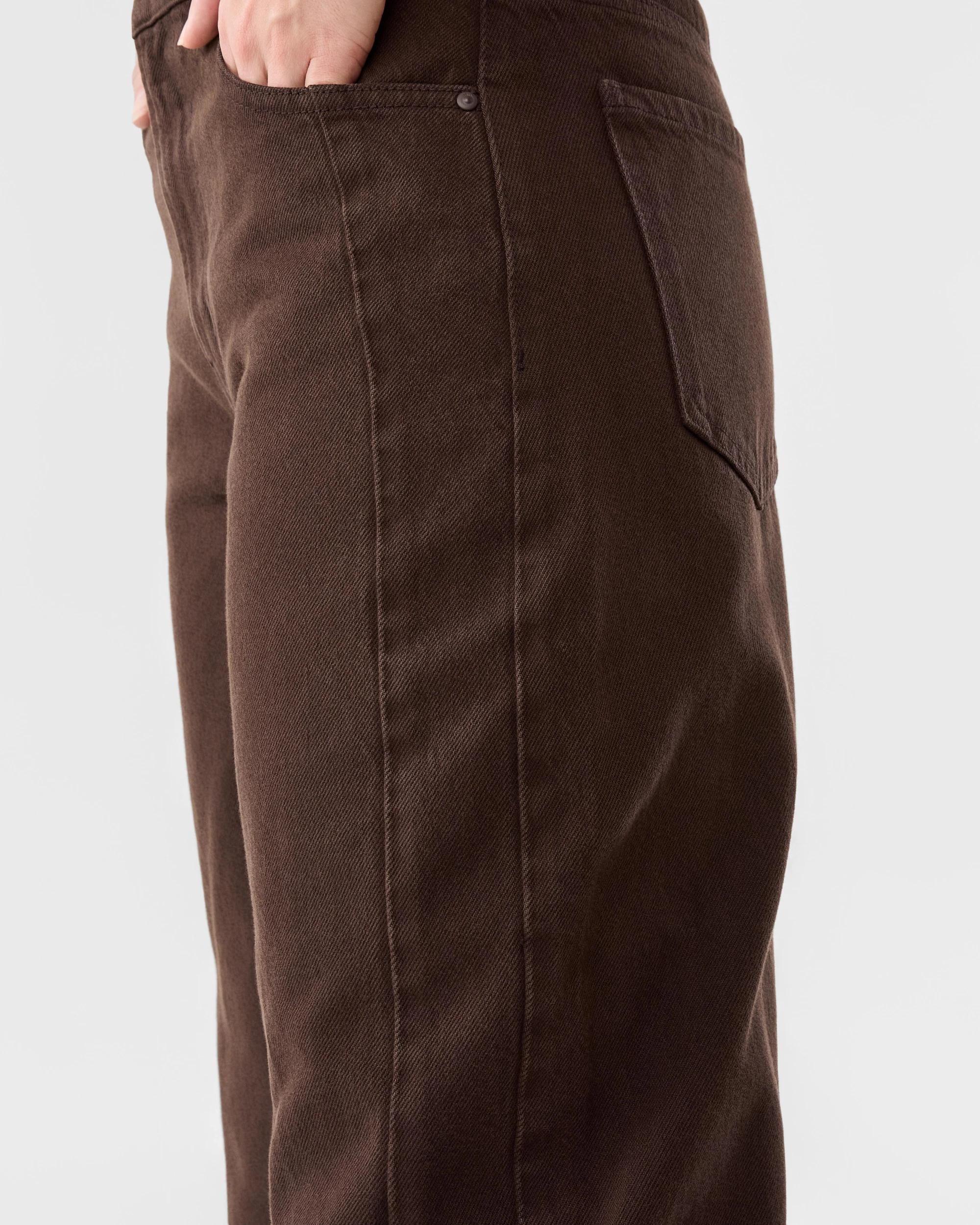8 Barrel Leg Jeans Melt Brown, 8 of 8