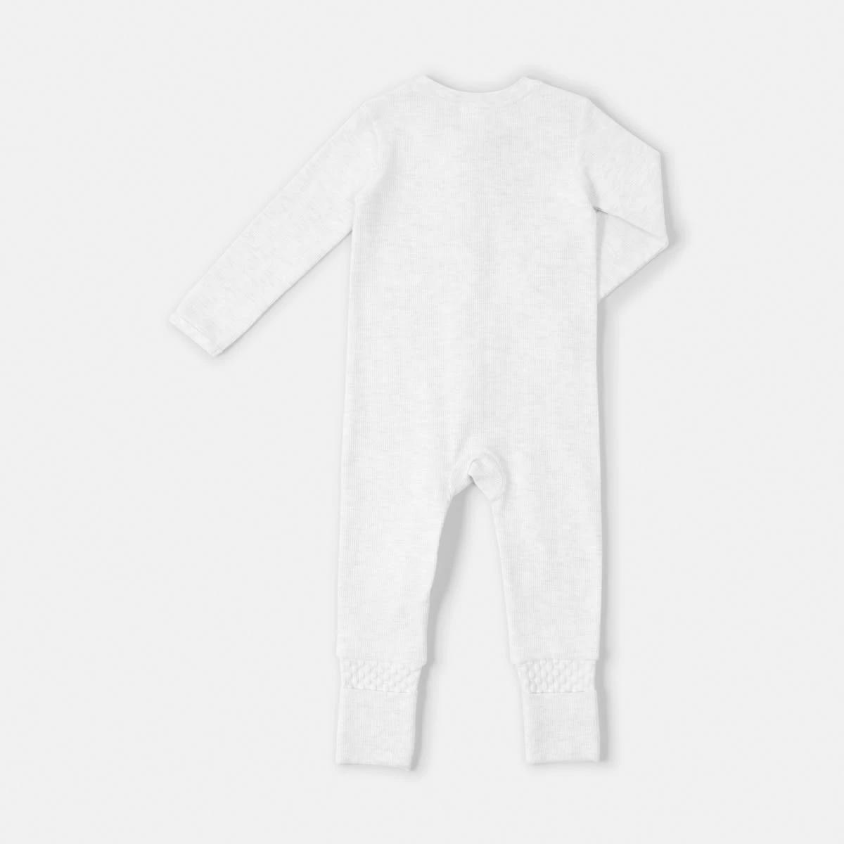 2 Waffle Coverall Wht Marle, 2 of 3