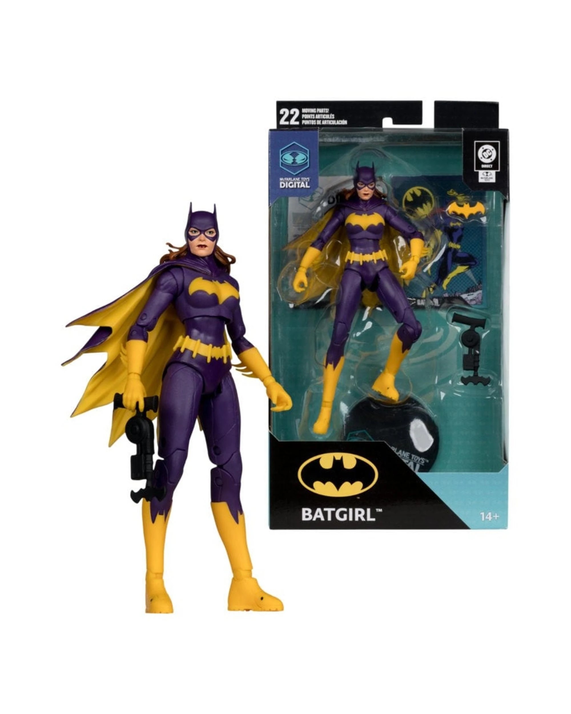 1 McFarlane Digital DC Direct DC Classic Batgirl 7 inch Action Figure, 1 of 9