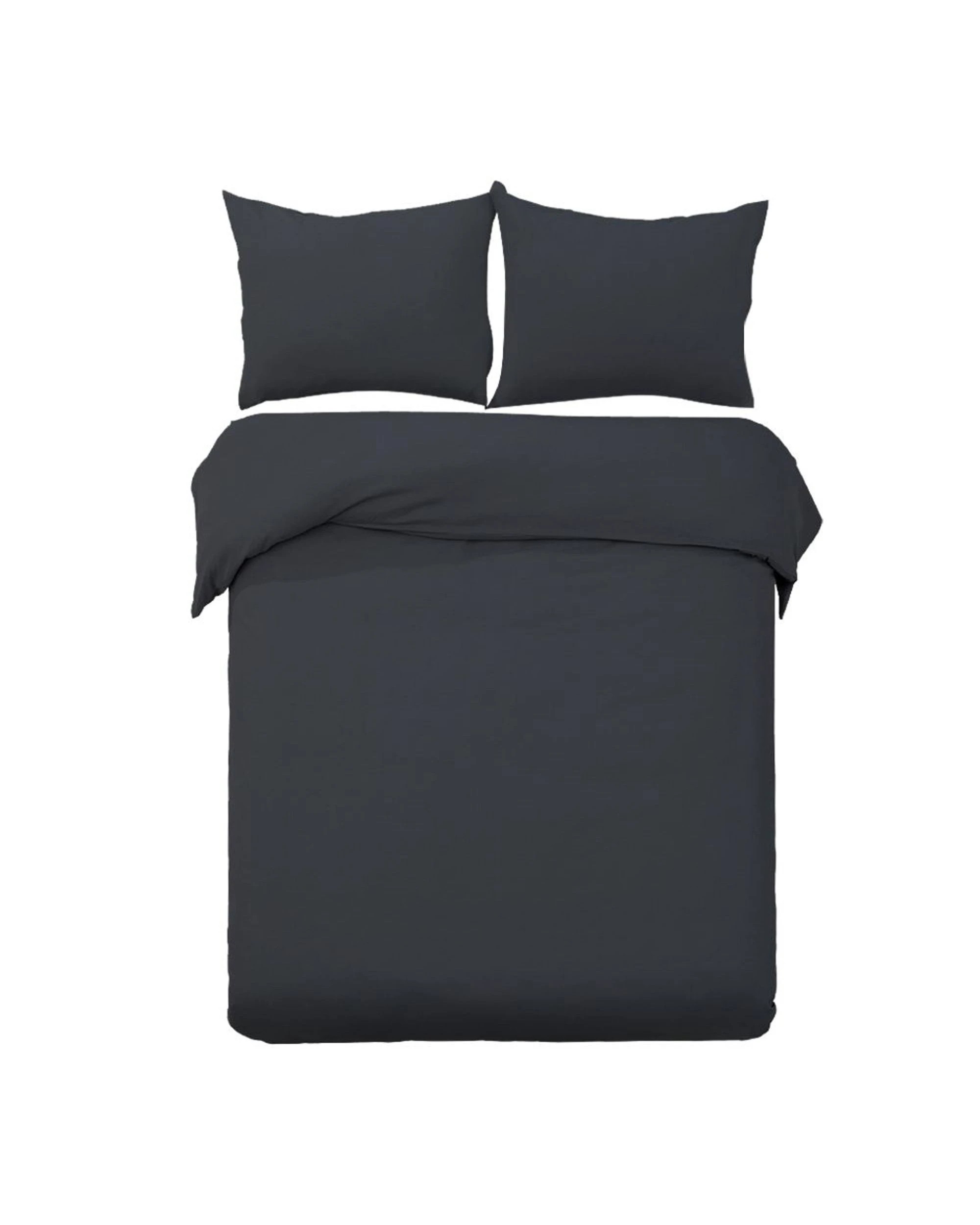 1 Giselle Bedding Quilt Cover Set Classic Black King
 - King Bed
 - Black, 1 of 3