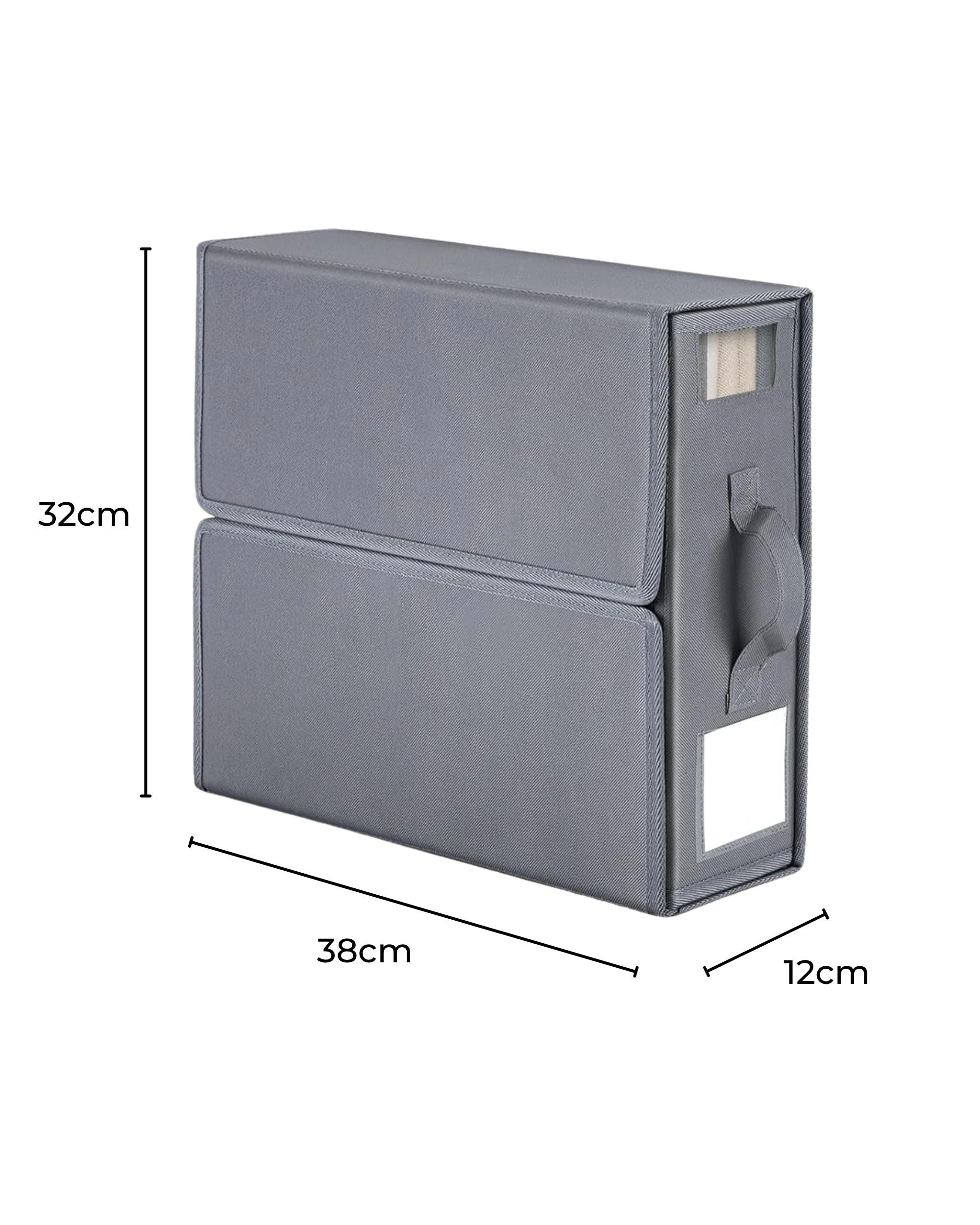 5 Kitchee Foldable Bed Sheet Storage Box - Linen + Closet Organiser Grey, 5 of 5