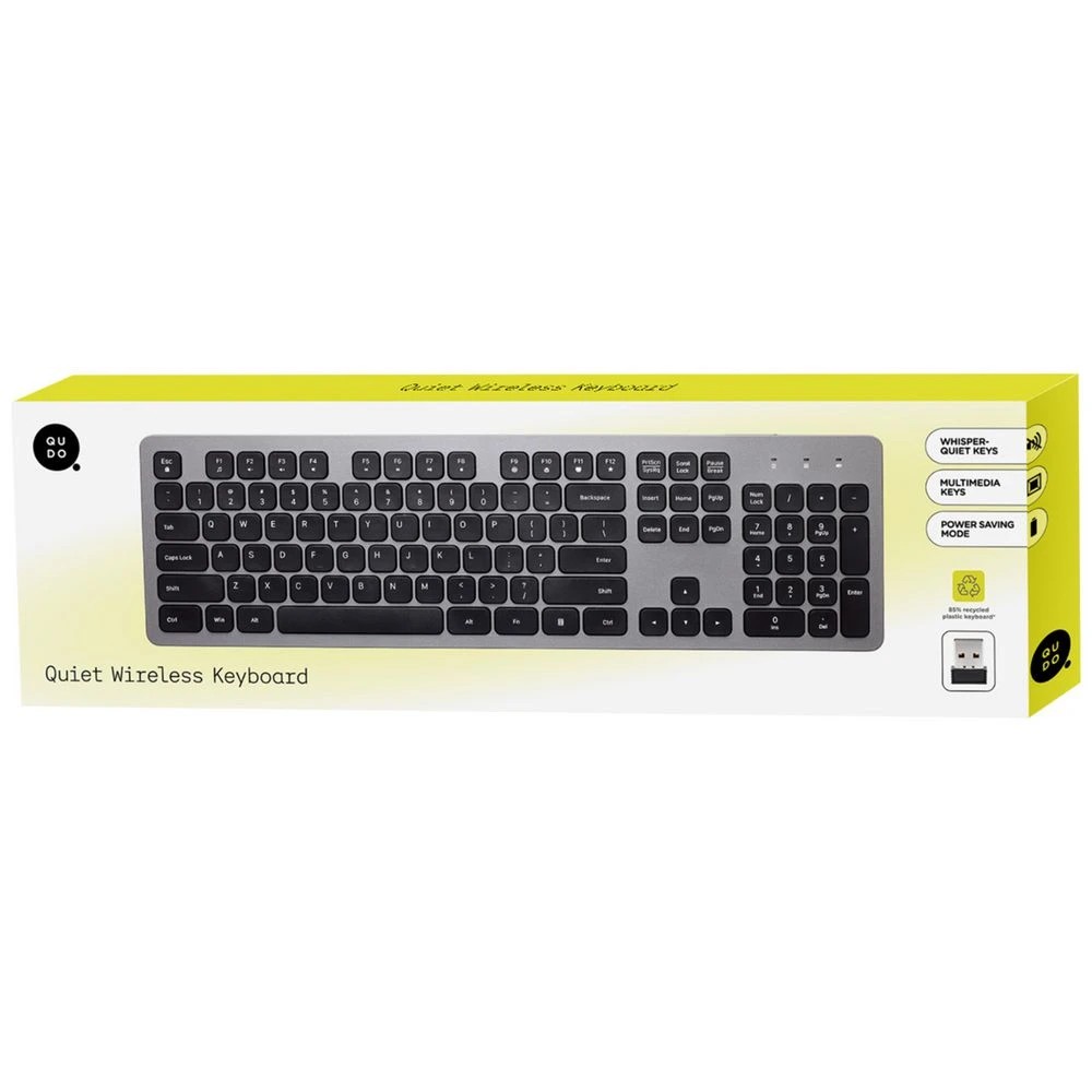 4 Qudo Wireless Keyboard Black, 4 of 5