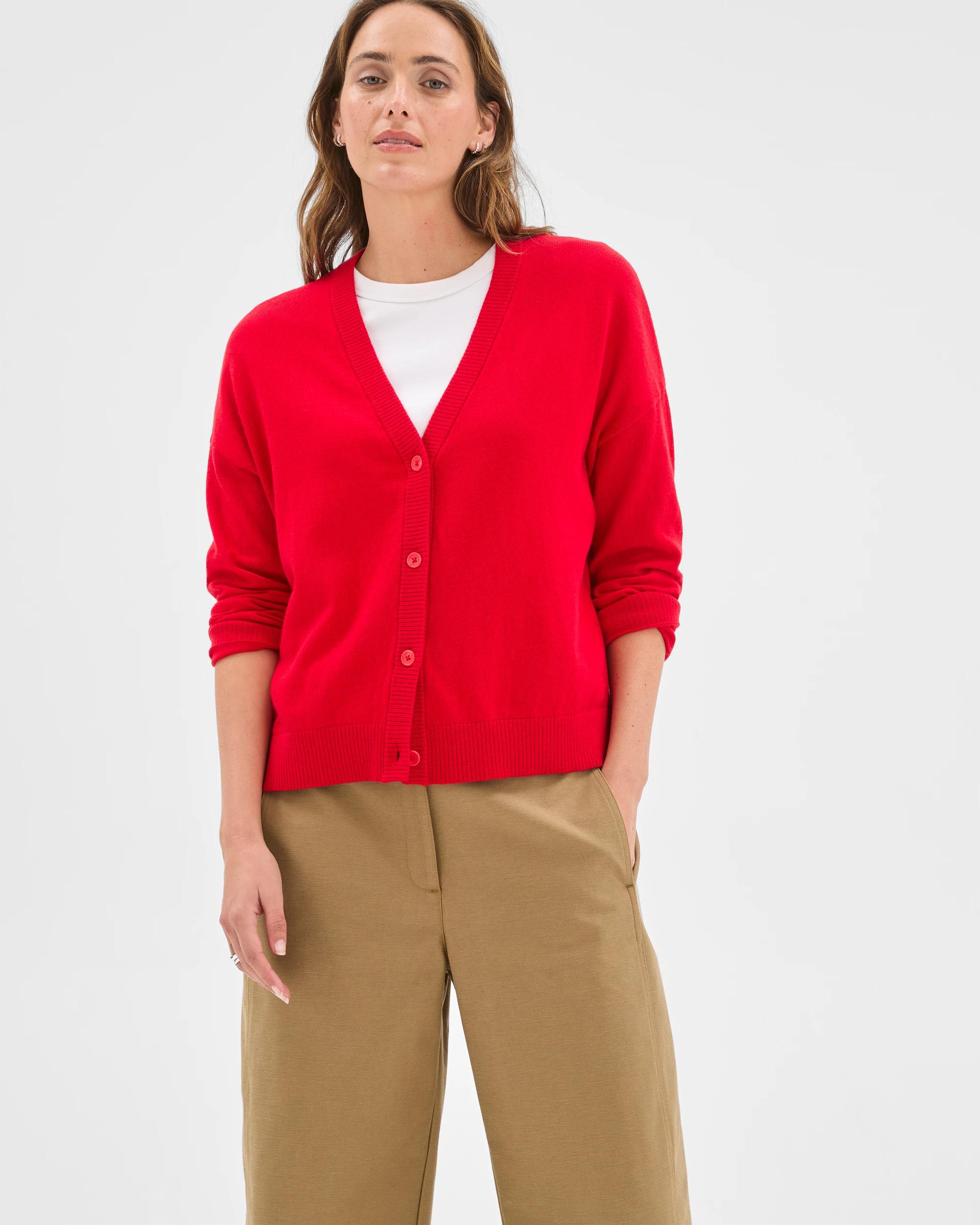 4 Target Woman Relaxed Forward Seam Barrel Leg Pants ELM, 4 of 7