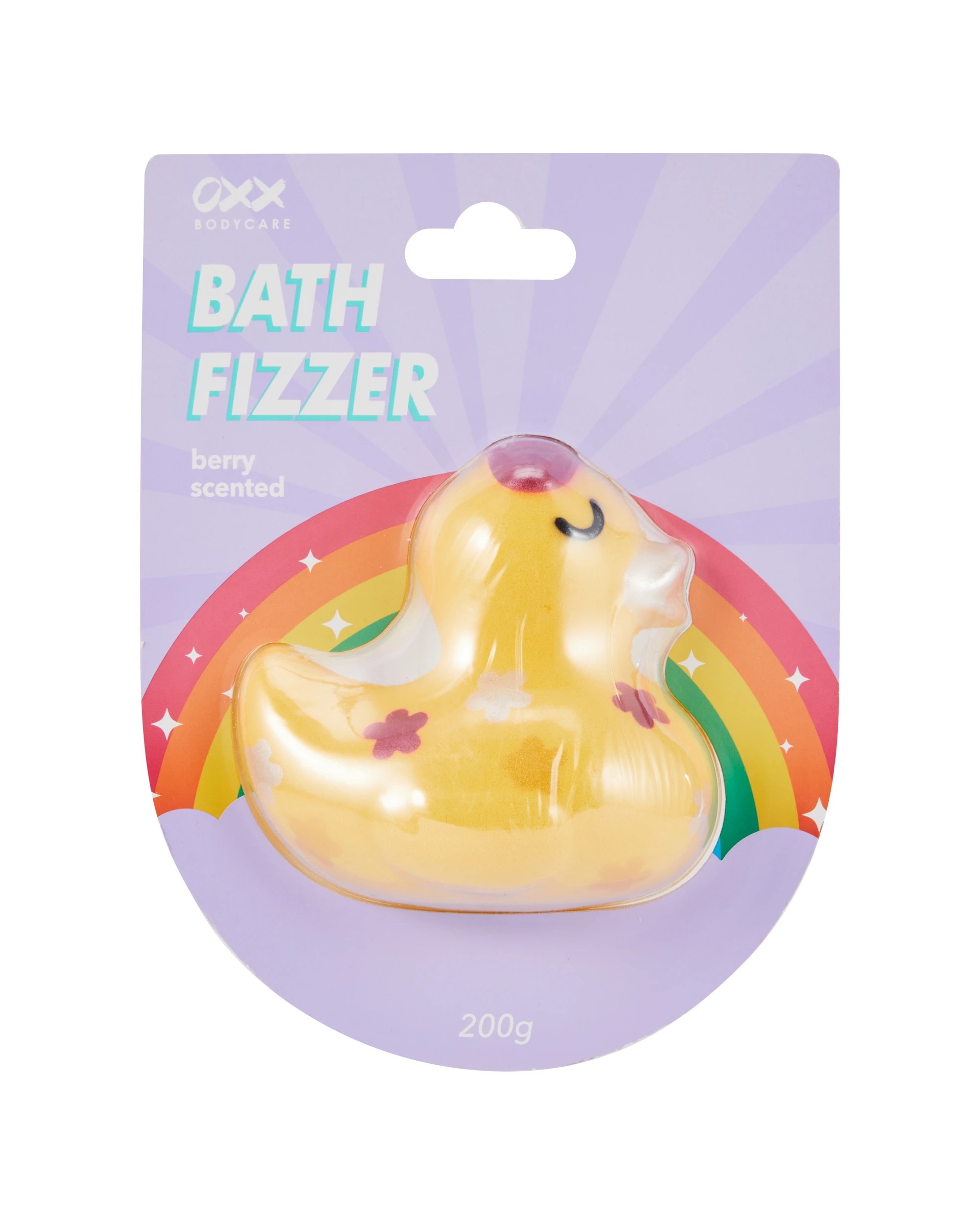 1 OXX Bodycare Bath Fizzer 200g - Berry Scented, 1 of 5