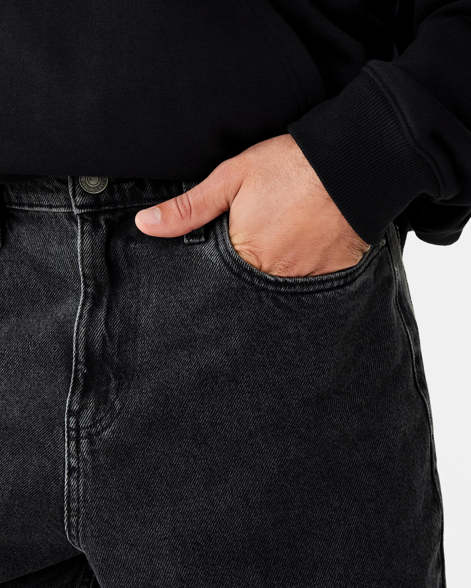 6 Relaxed Jeans Blk Wash, 6 of 9