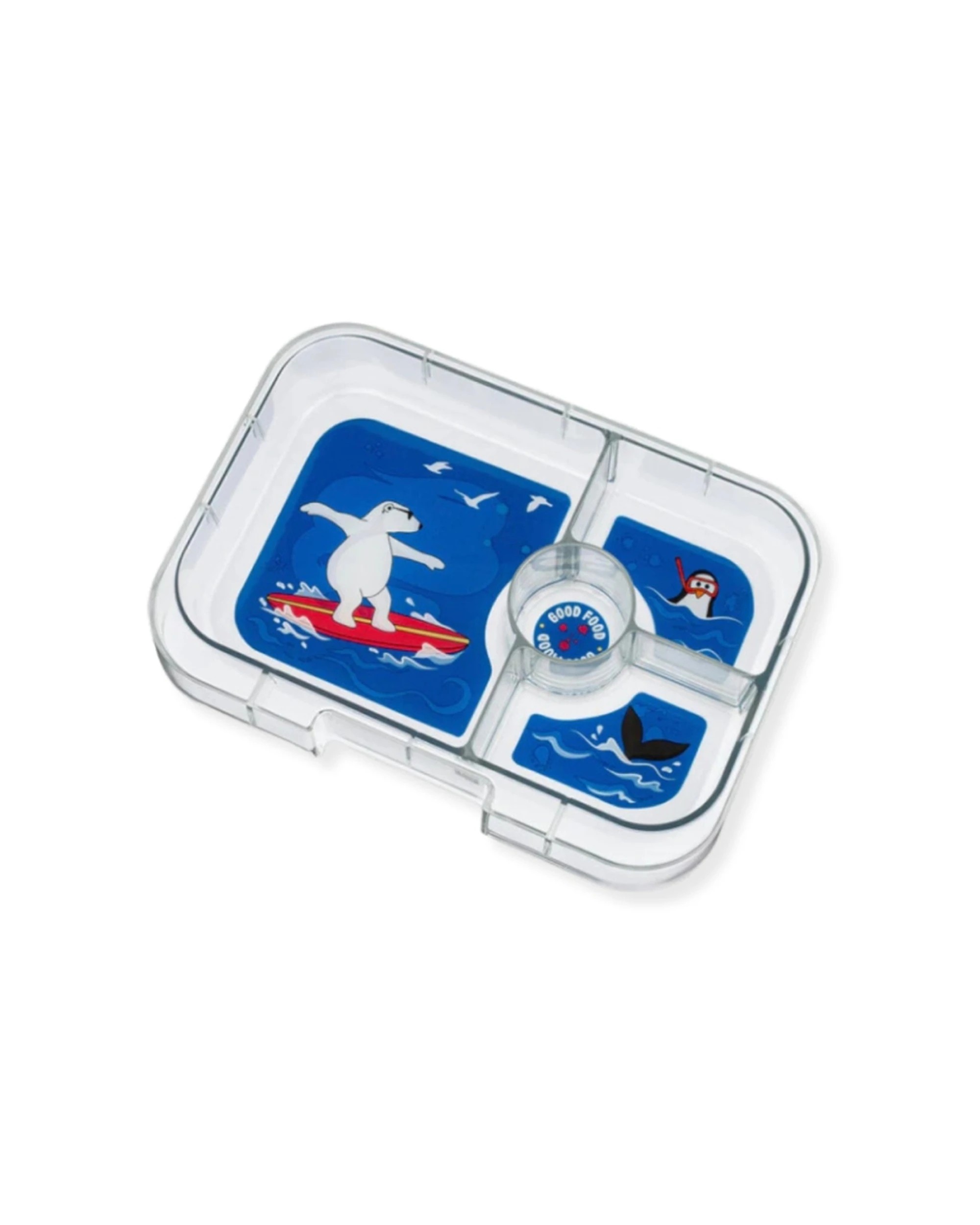 2 Yumbox Panino 4 Compartment Leakproof Lunch Bento Box Kid Friendly Design - Blue, 2 of 2